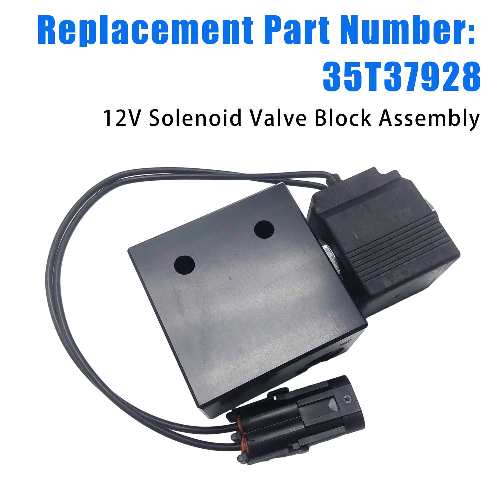 35T37928 Solenoid Valve 12V Block Assembly Fits For Muncie PTO Dump Truck