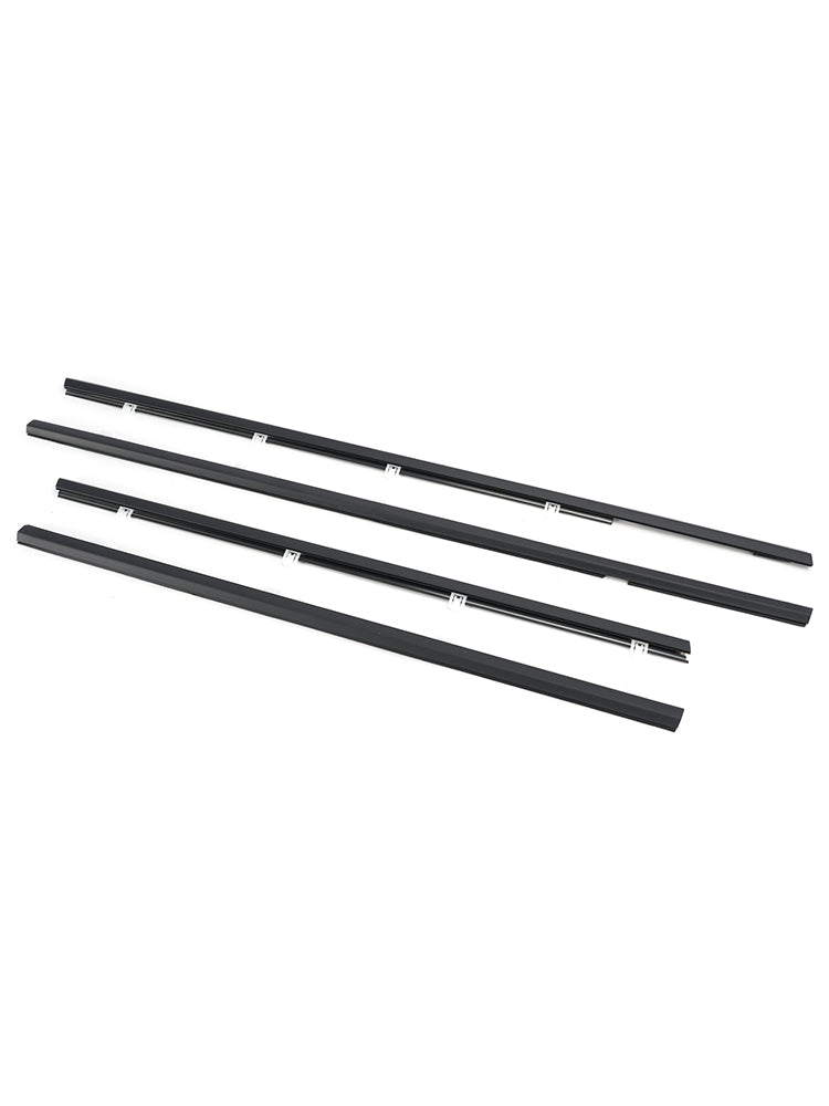 4PCS Weatherstrip Window Molding Trim Seal Belt For Honda Odyssey 2009-2014