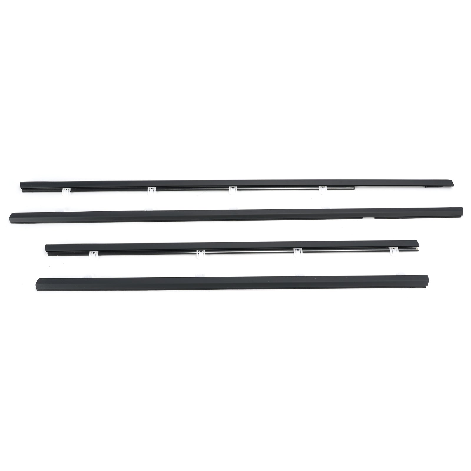 4PCS Weatherstrip Window Molding Trim Seal Belt For Honda Odyssey 2009-2014