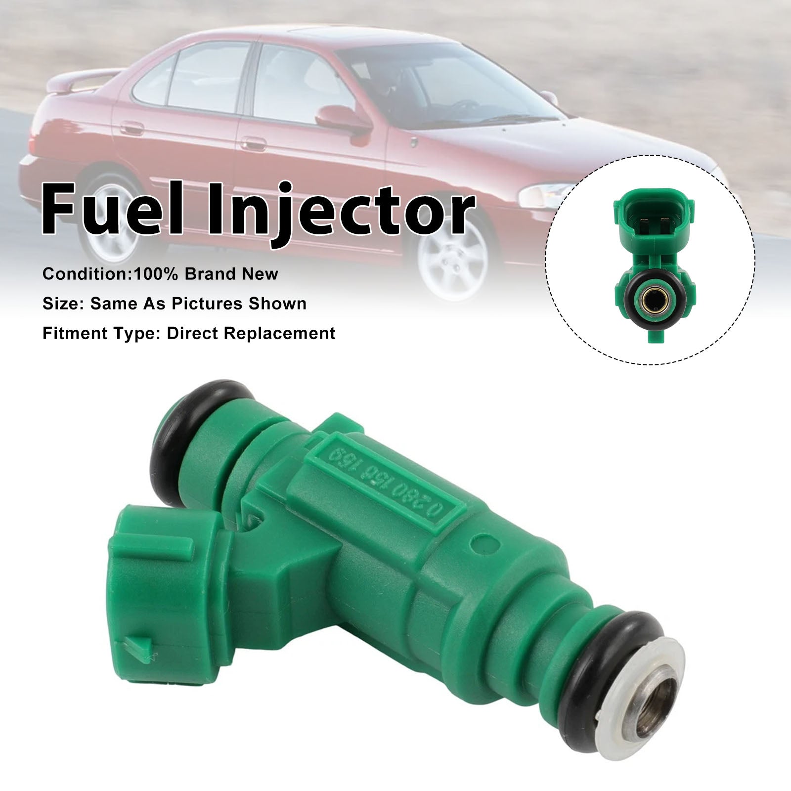 1Pcs Fuel Injector For Nissan Sentra L4 1.8 2003-06 0280156159 16600-4Z800