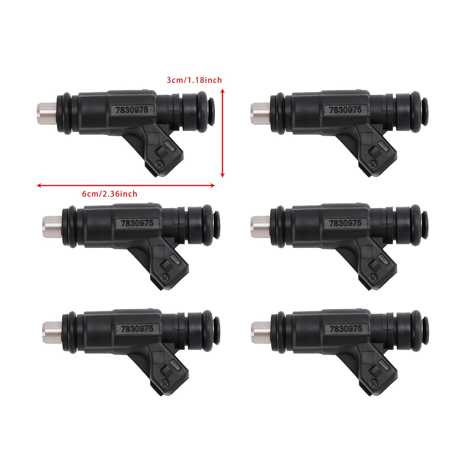 6Pcs Fuel Injector For BMW 3 Series M3 2000-2006 Z3 2001-2003 0280156052