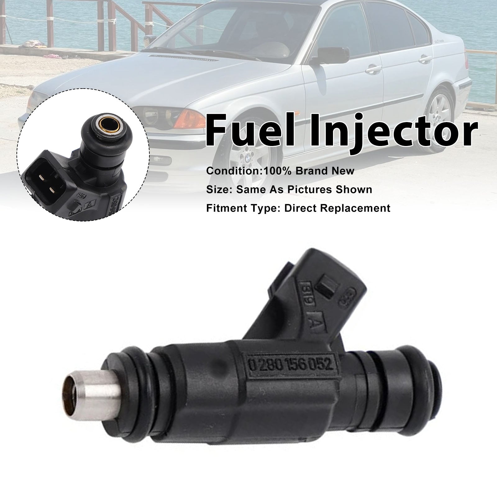 1Pcs Fuel Injector For BMW 3 Series M3 2000-2006 Z3 2001-2003 0280156052