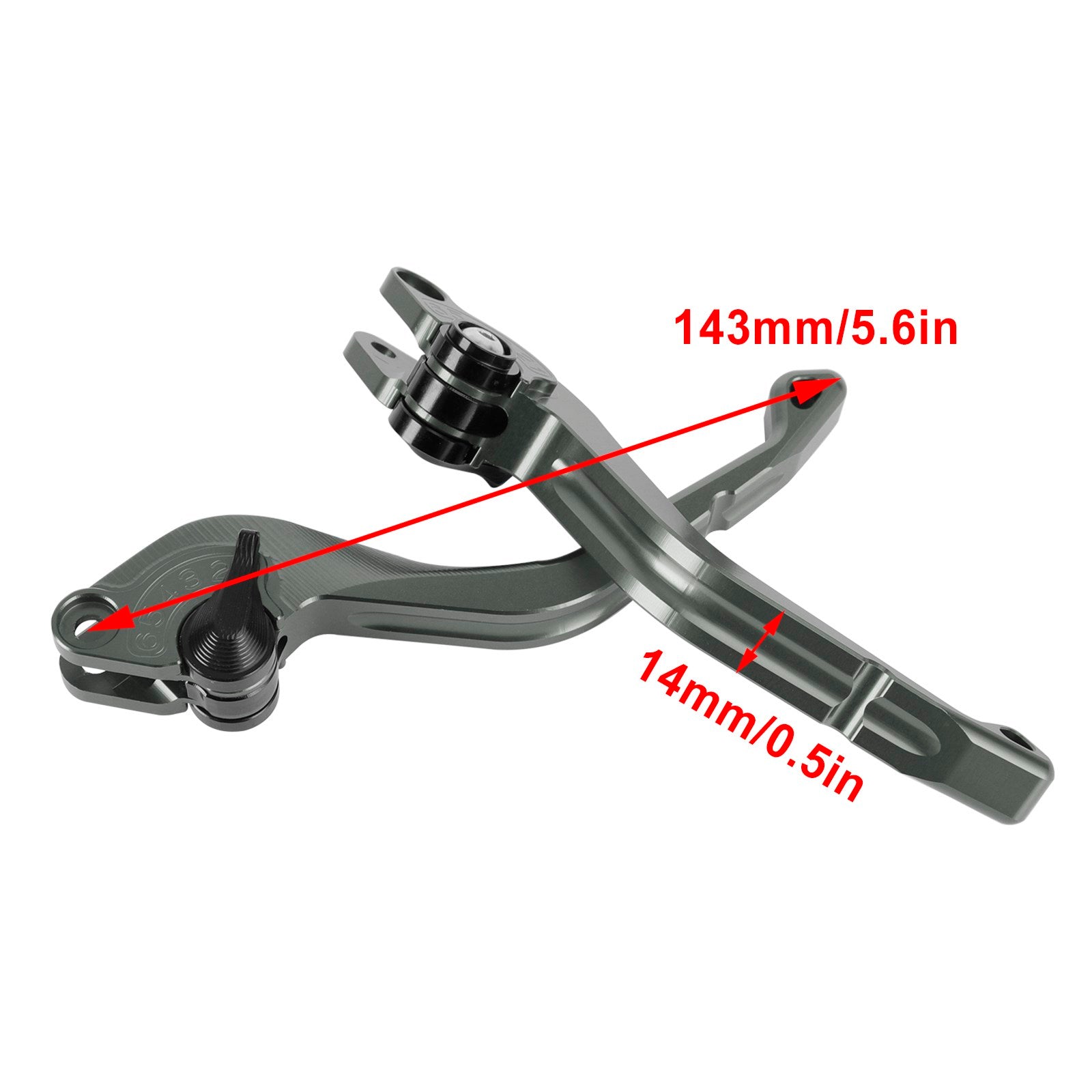 Short Clutch Brake Lever fit for Suzuki GSF650 GSX1250 GSXR1300 DL1000 T