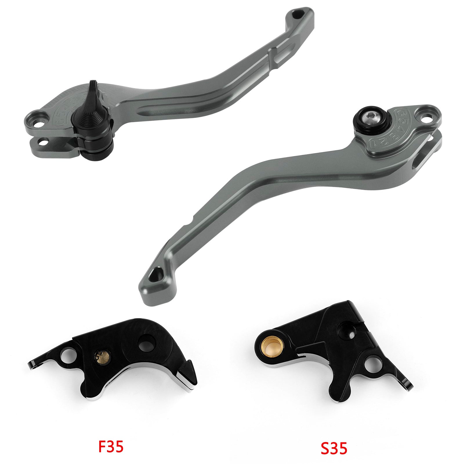 Short Clutch Brake Lever fit for Suzuki GSXR600 750 2006-10 GSXR1000 05-2006