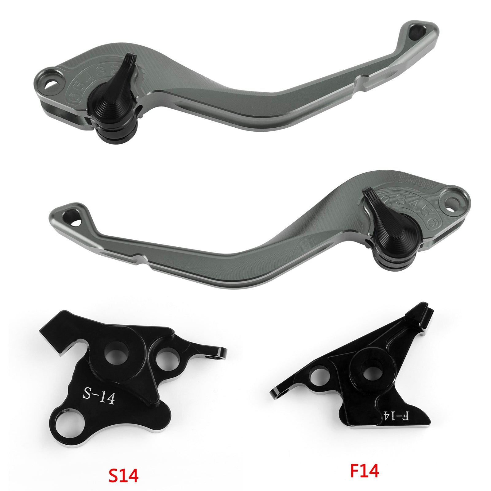 Short Clutch Brake Lever fit for Suzuki GSF650 GSX1250 GSXR1300 DL1000 T