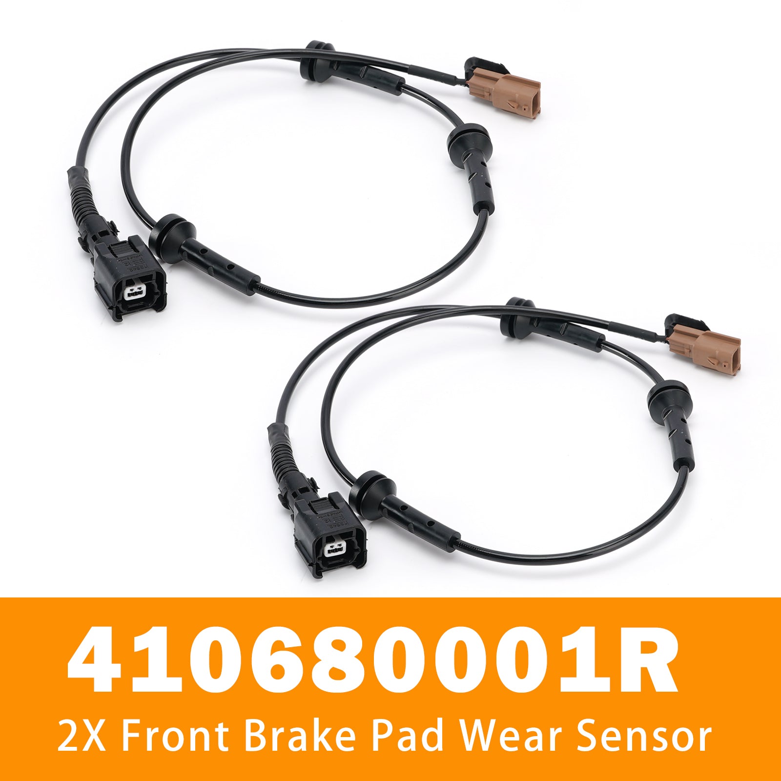 2X Front Brake Pad Wear Sensor 410680001R for Renault Master 3 2010-