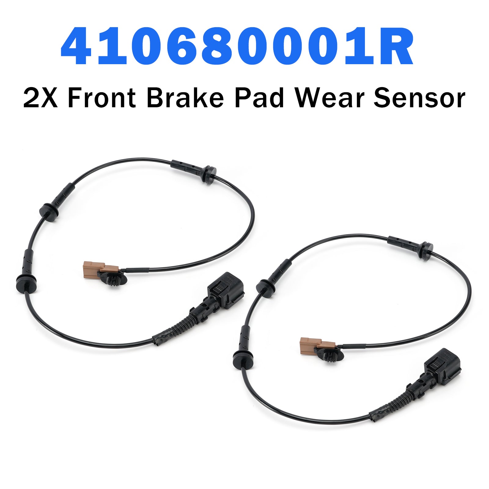 2X Front Brake Pad Wear Sensor 410680001R for Renault Master 3 2010-