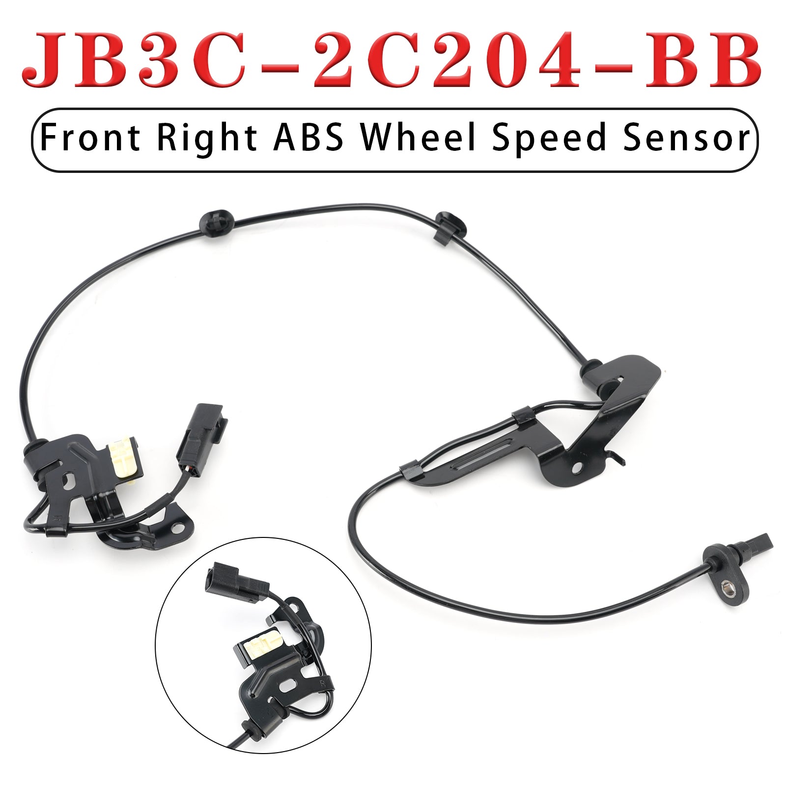 Front Right ABS Wheel Speed Sensor for Ford Ranger T6 Mk1 JB3C-2C204-BB