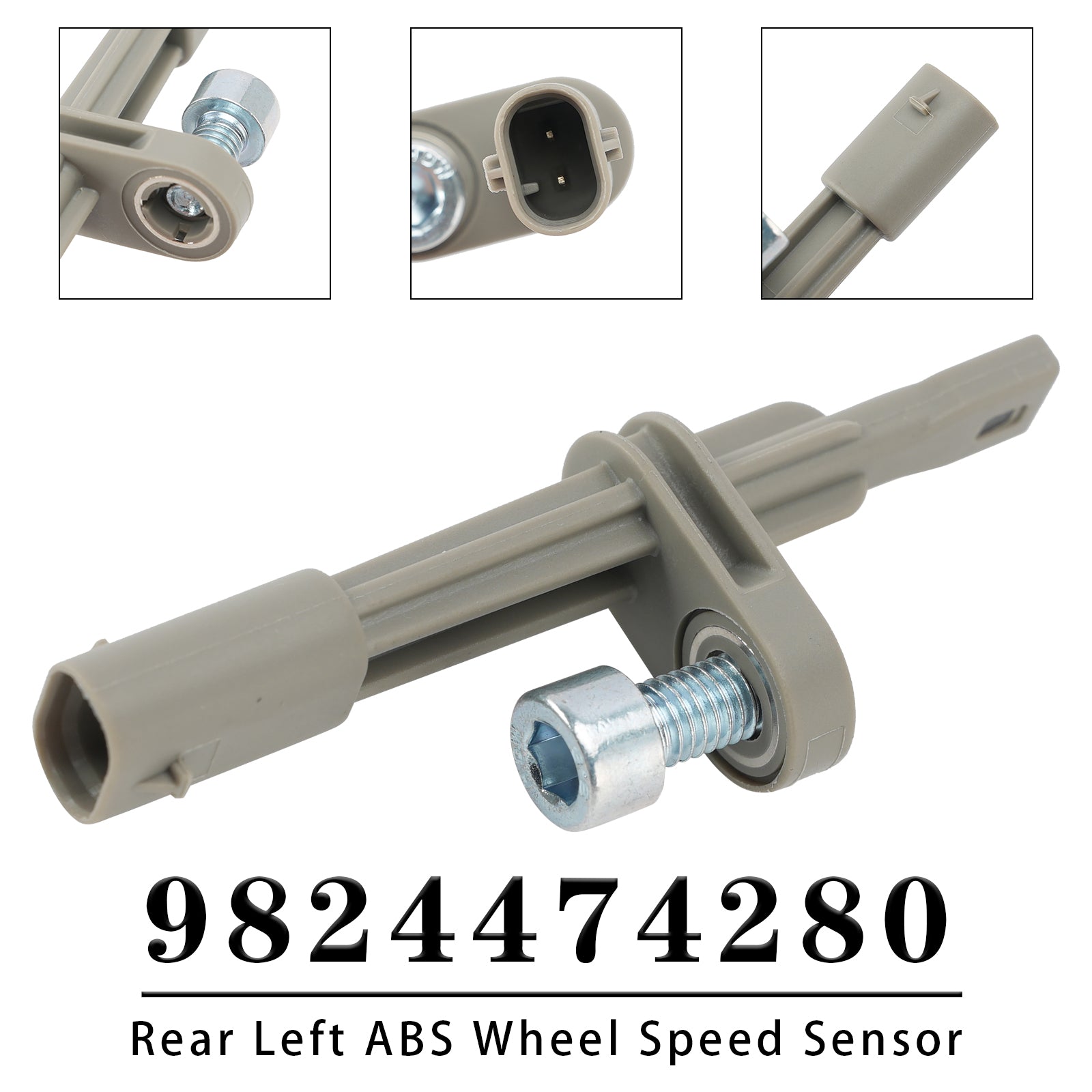 Rear Right or Left ABS Wheel Speed Sensor for Citroen 9824474280