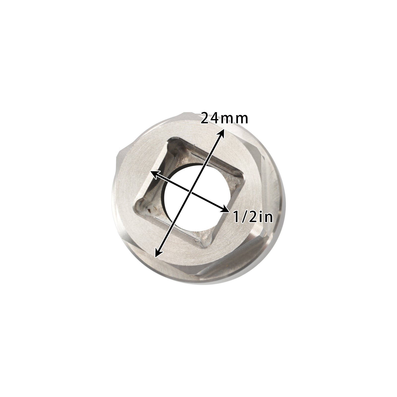 2PCS Spare Wheel Handle Cnc Socket Tool for Toyota Lexus Highlander 51942-28010