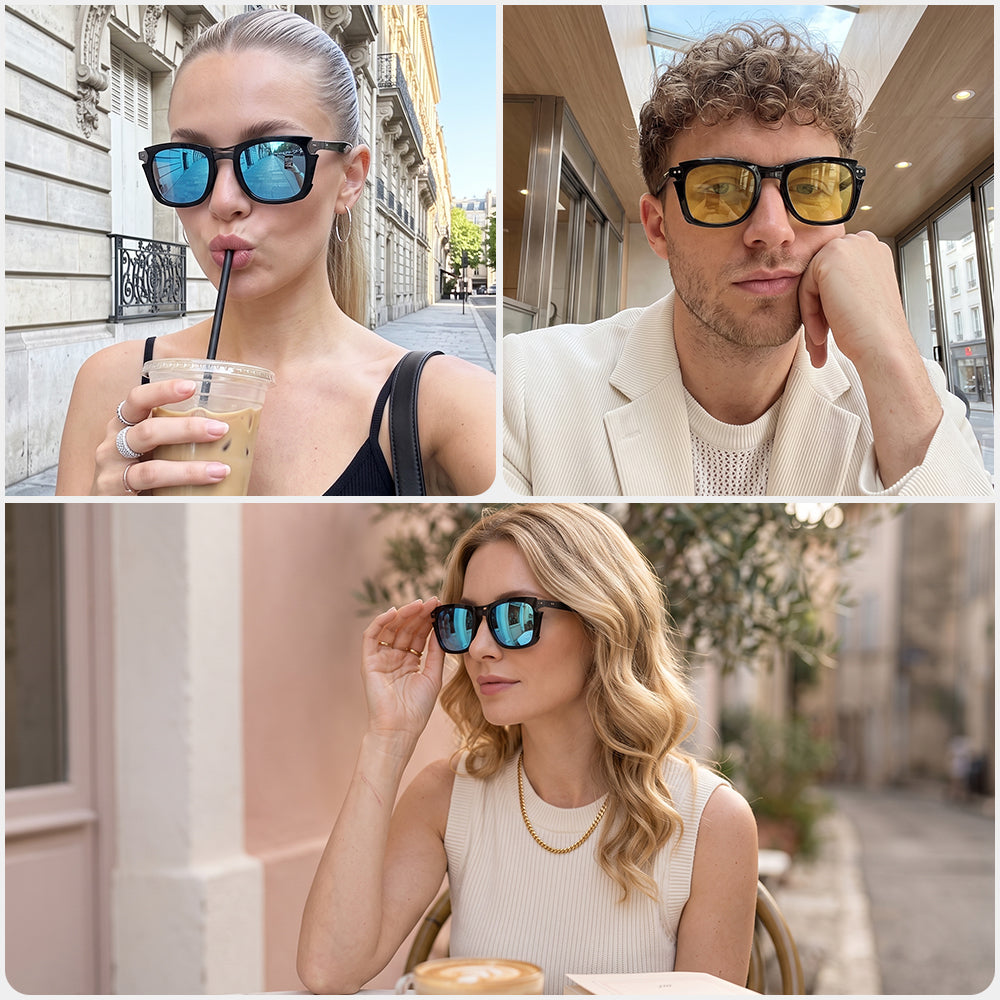 4Pcs Polarized Clip for Ray-Ban Meta Wayfarer & Gen 2 (RW4006/RW4012 Standard 50-22)
