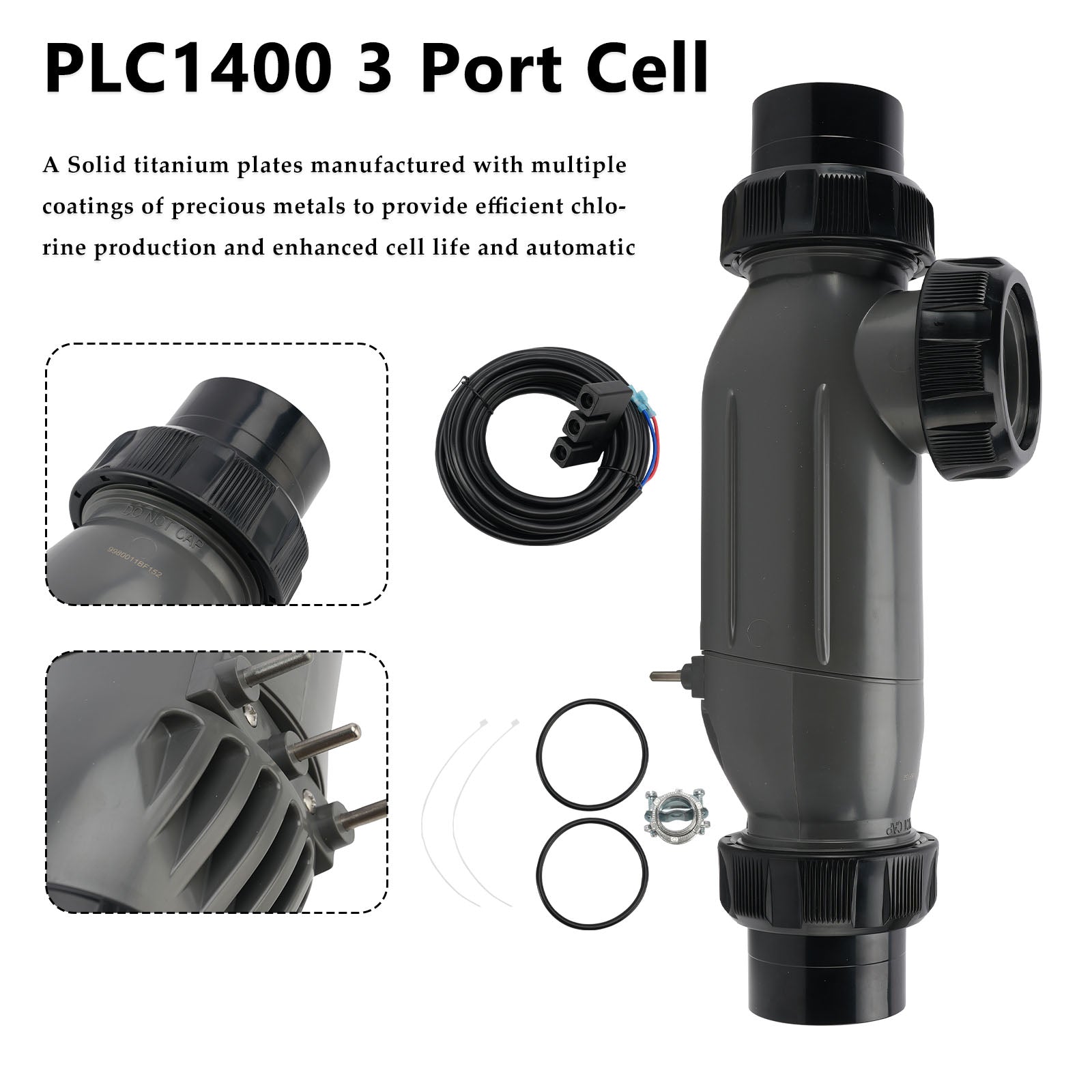 PLC1400 Replacement Cell Kit Includes Cell Cable Flow Sensor