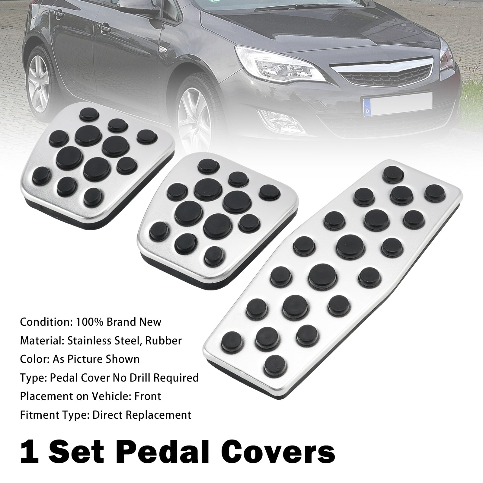 Pedal Set Pedals Pedal Caps For Opel Insignia For Chevrolet Cruze 2008-16
