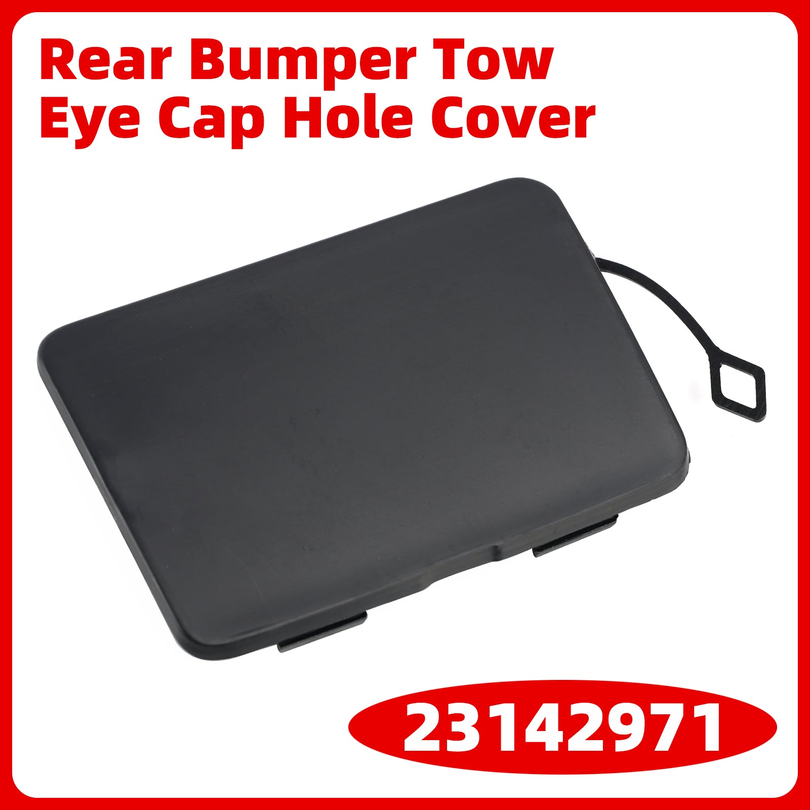 Rear Bumper Tow Eye Cap Hole Cover 23142971 for Suburban Tahoe 2015-2020