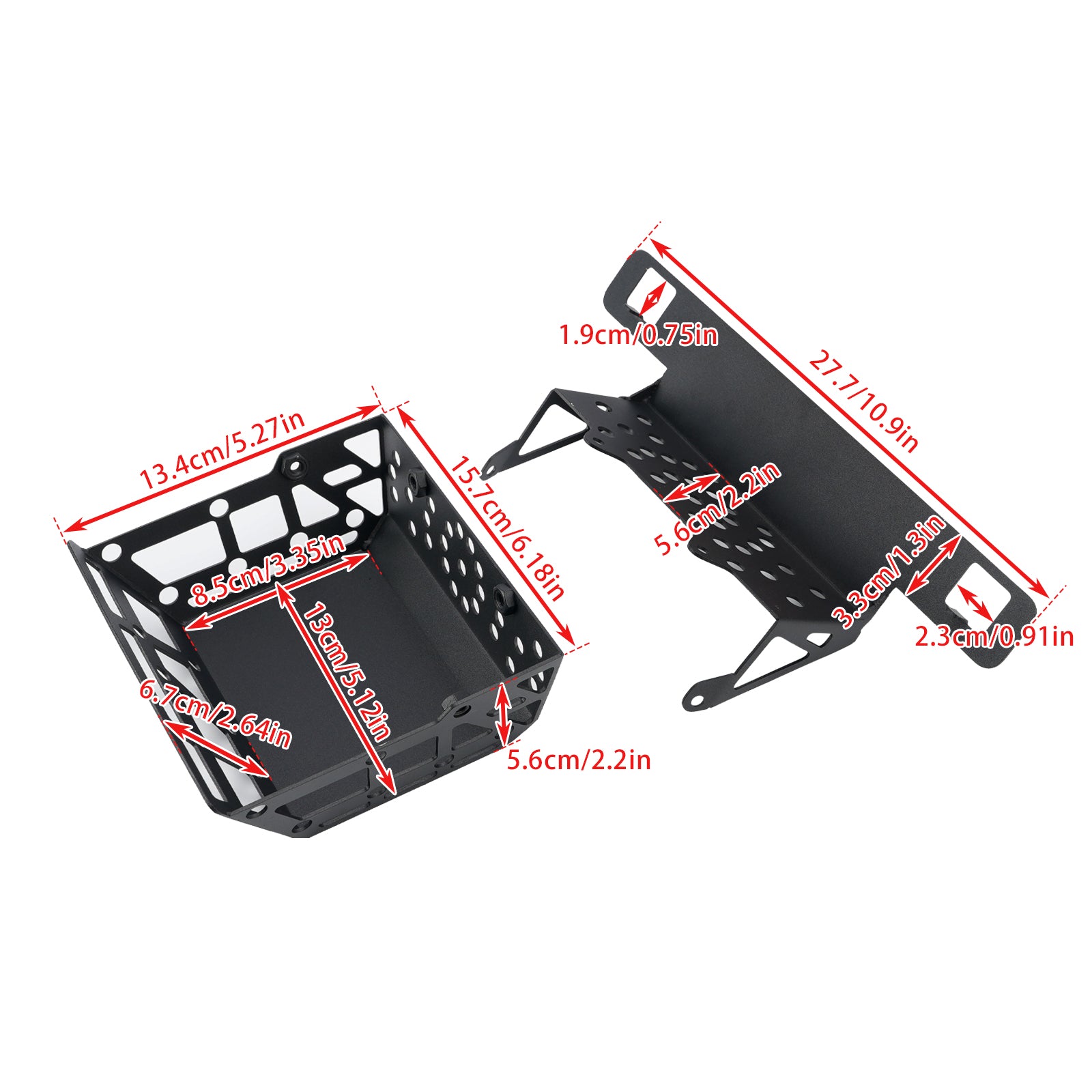 Roof Cargo Multi Mount Panel Overhead Storage Basket for Ford Bronco 2021-2025