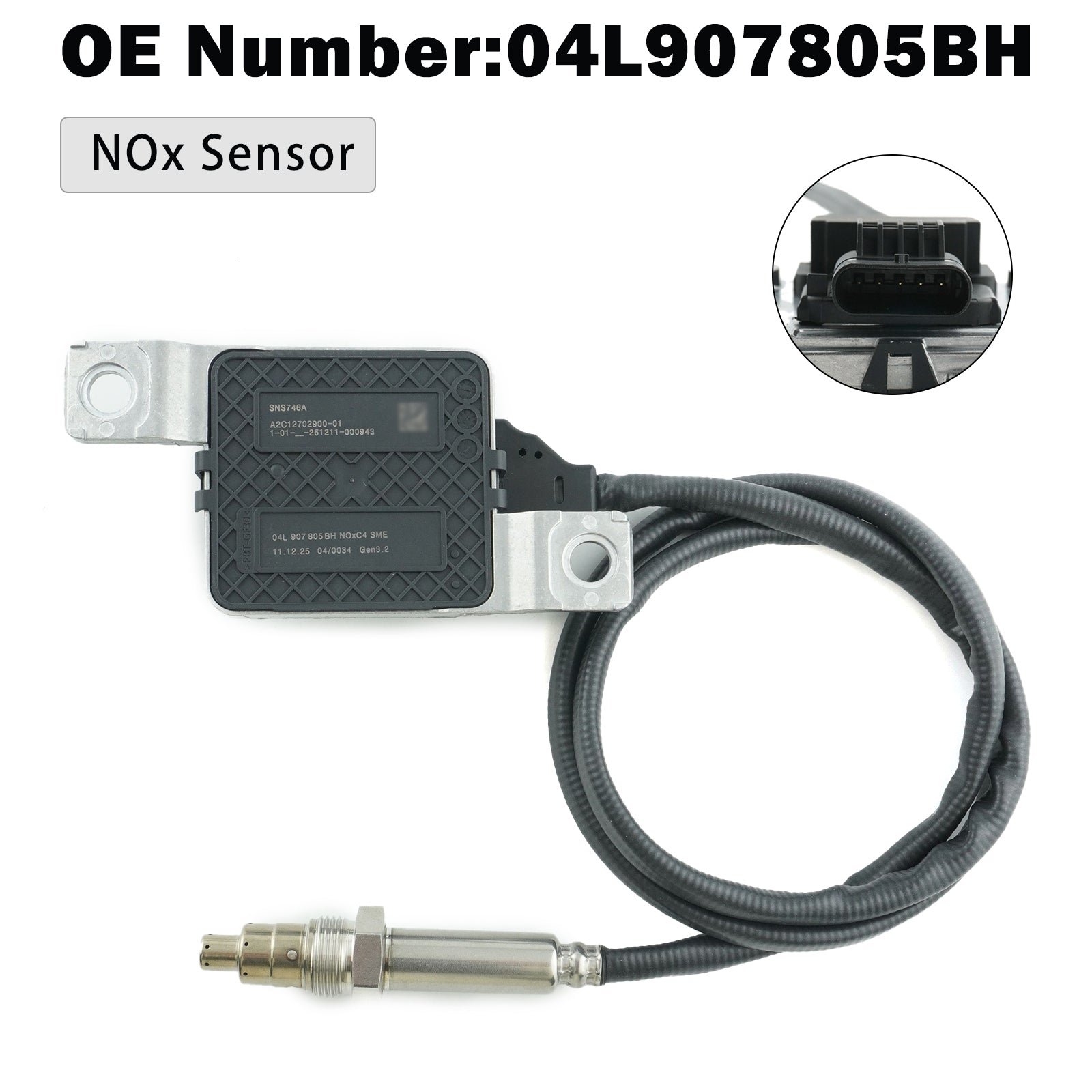 NOx Sensor 04L907805BH For VW Arteon Passat B8 Skoda Superb III 2.0 TDi