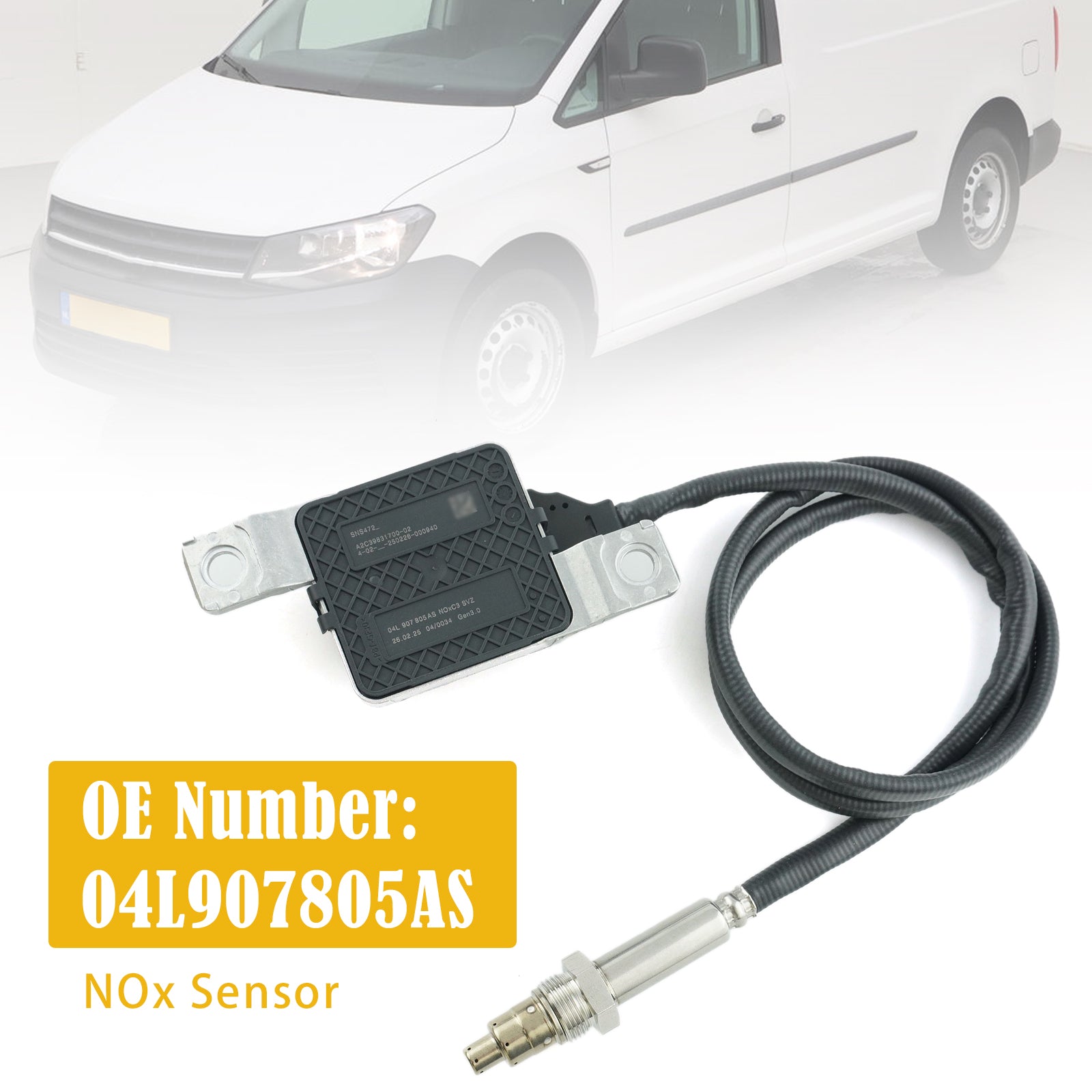 Nitrogen Oxide NOx Sensor 04L907805AS For VW Caddy 2.0 TDI 2015-2020