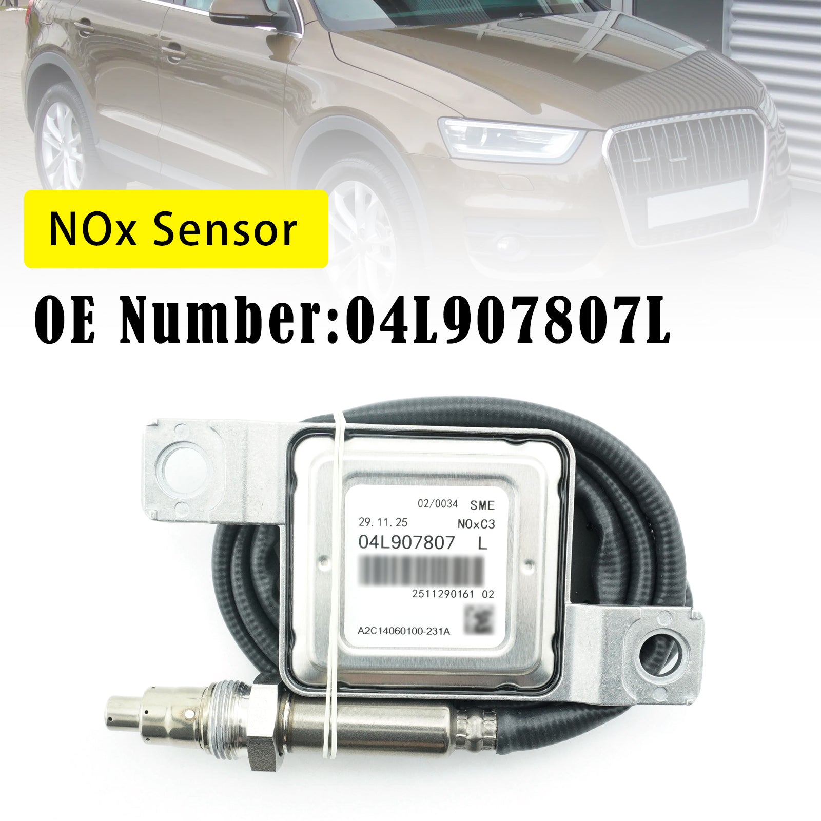 NOx Sensor 04L907807L For Audi Q3 8U VW Tiguan Seat Alhambra (7N) 2.0 TDI