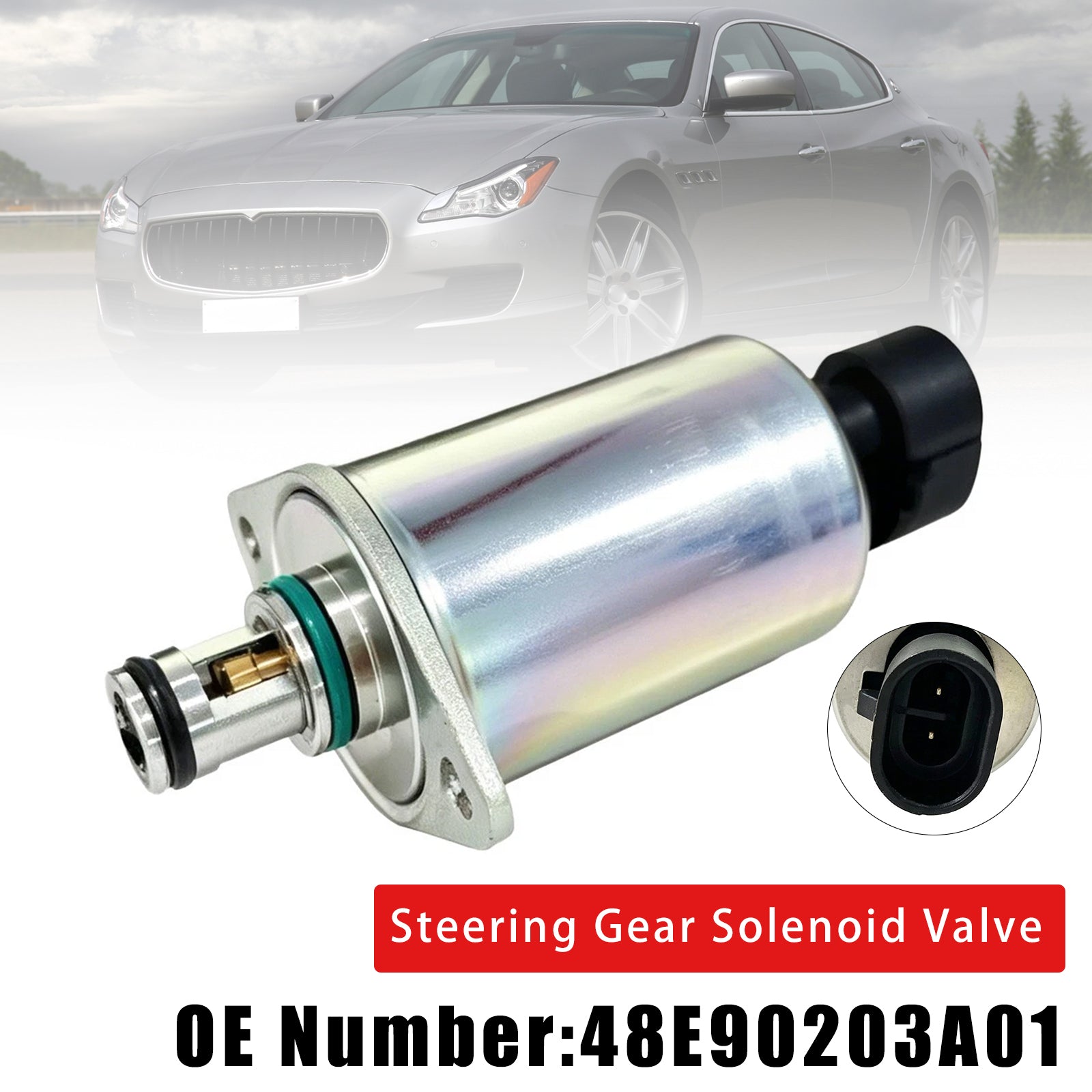 Steering Gear Solenoid Valve 48E90203A01 For Maserati Quattroporte 2014-2017