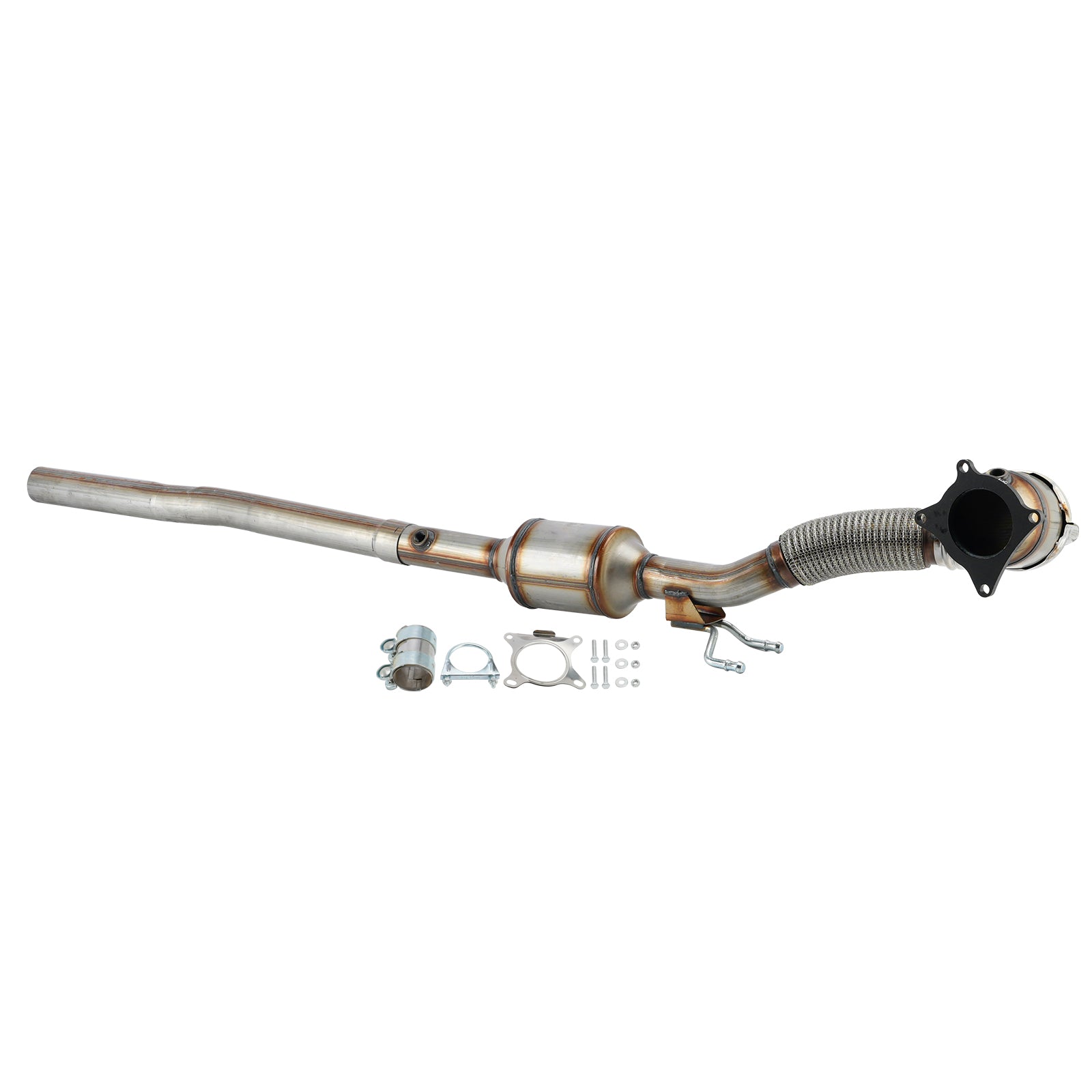 Exhaust Catalytic Converter For Audi A3 Seat Leon VW Golf V Jetta III 2.0