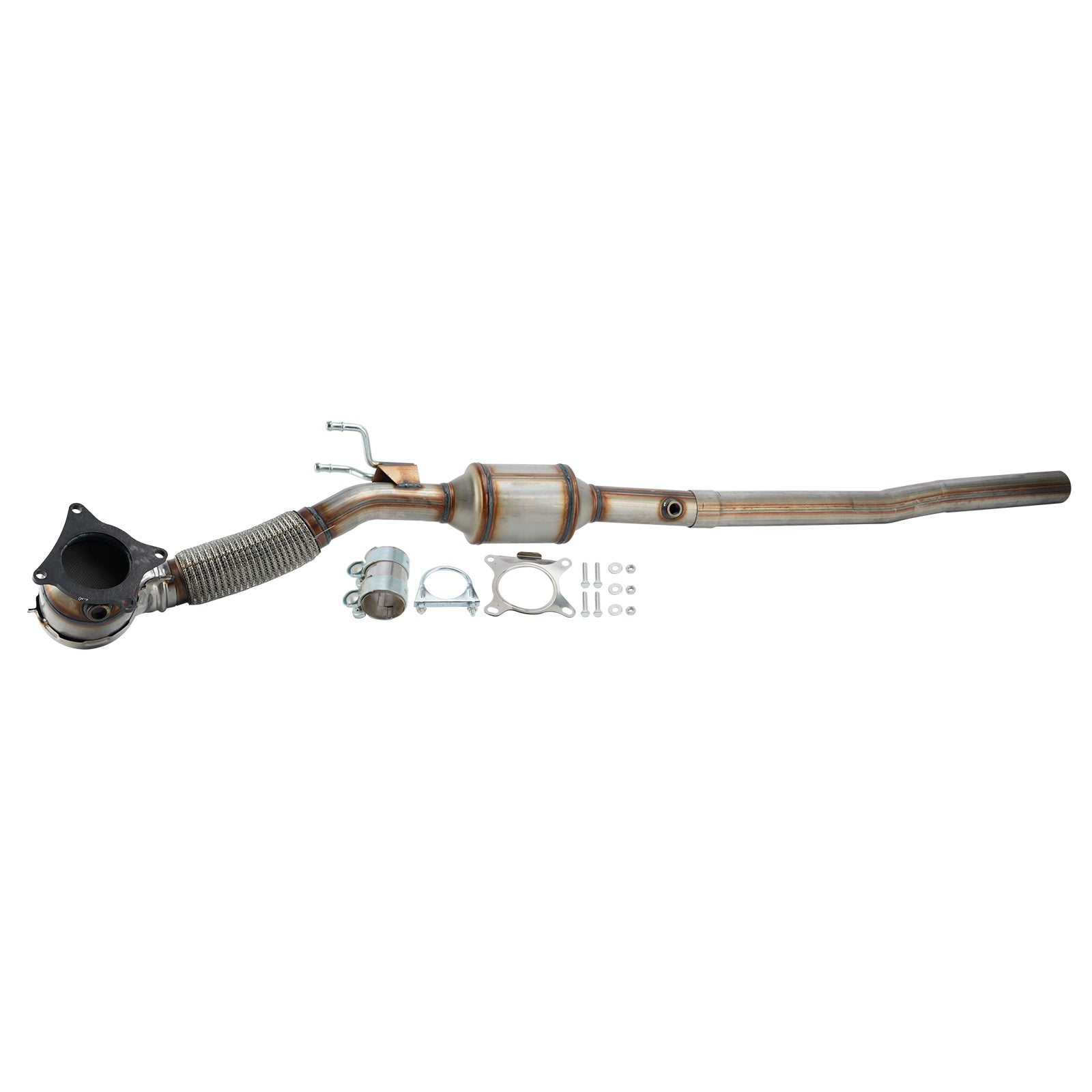 Exhaust Catalytic Converter For Audi A3 Seat Leon VW Golf V Jetta III 2.0
