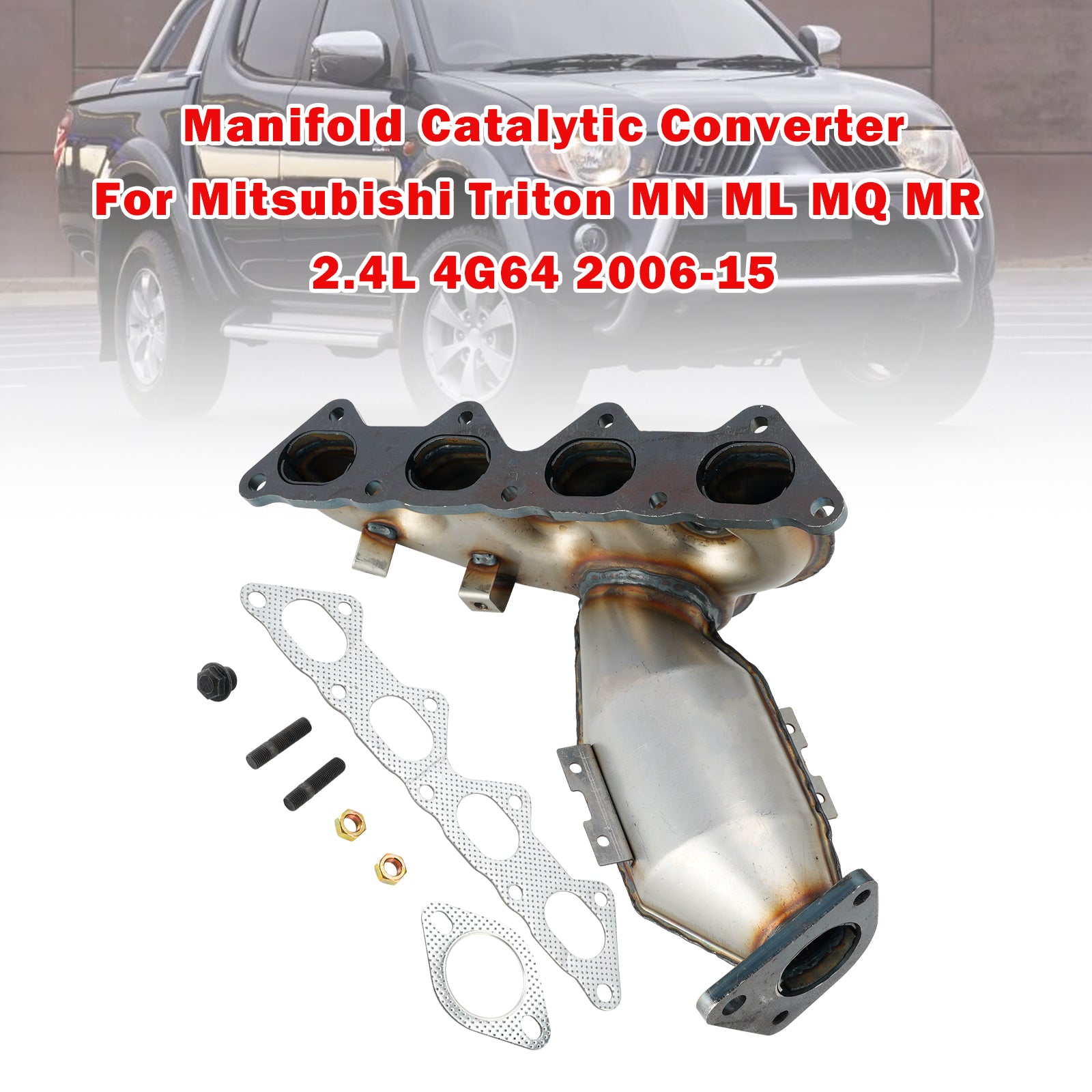 Catalytic Converter For Mitsubishi Triton MN ML MQ MR 2.4L 4G64 06-15