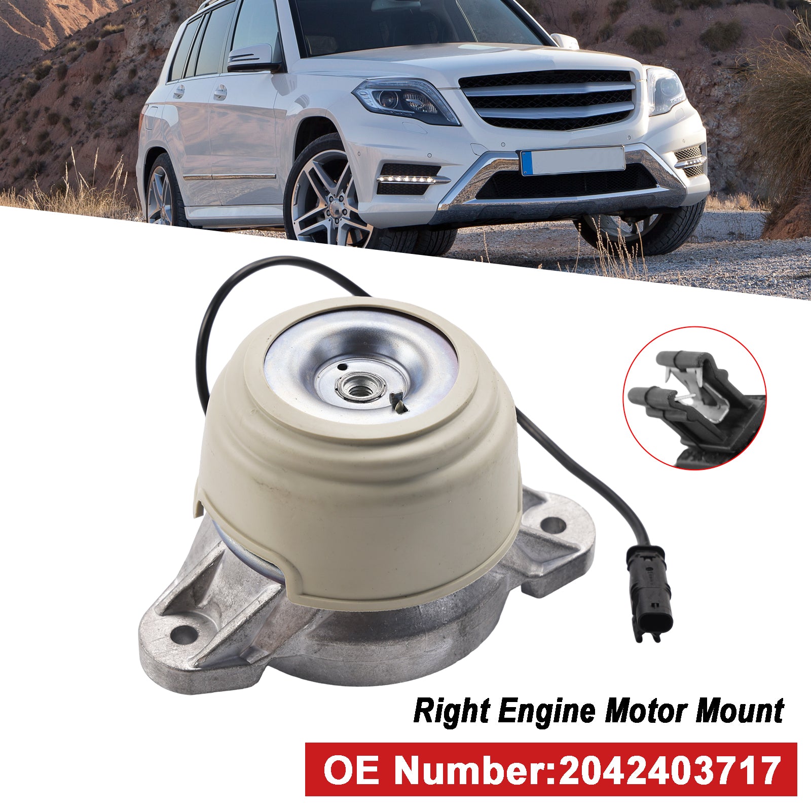 Right Engine Motor Mount 2042403717 For Mercedes-Benz GLK250 2013-2015