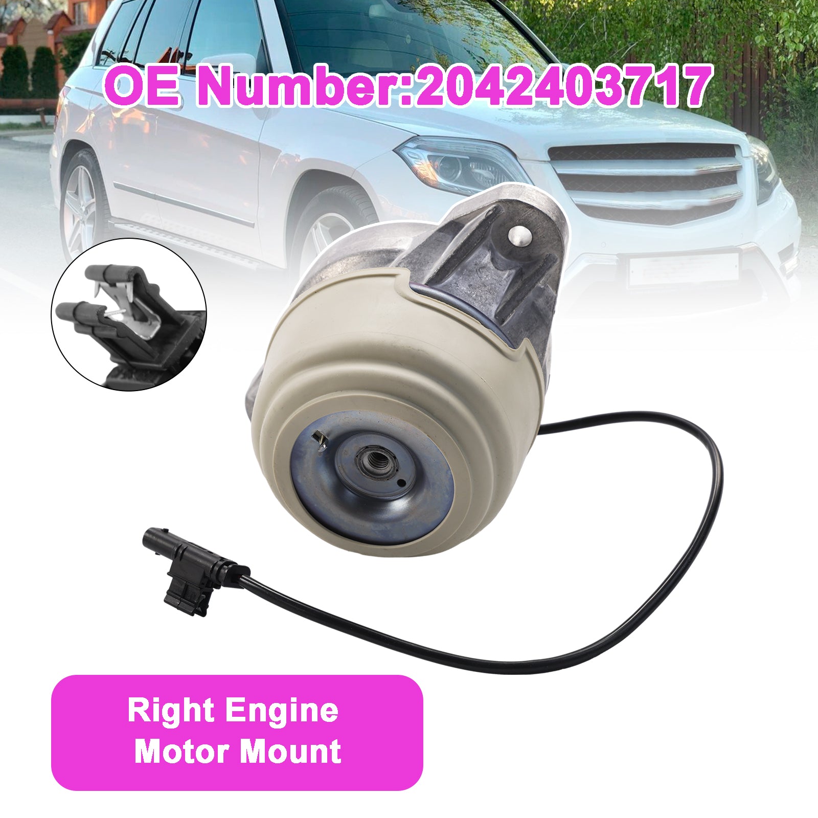 Right Engine Motor Mount 2042403717 For Mercedes-Benz GLK250 2013-2015