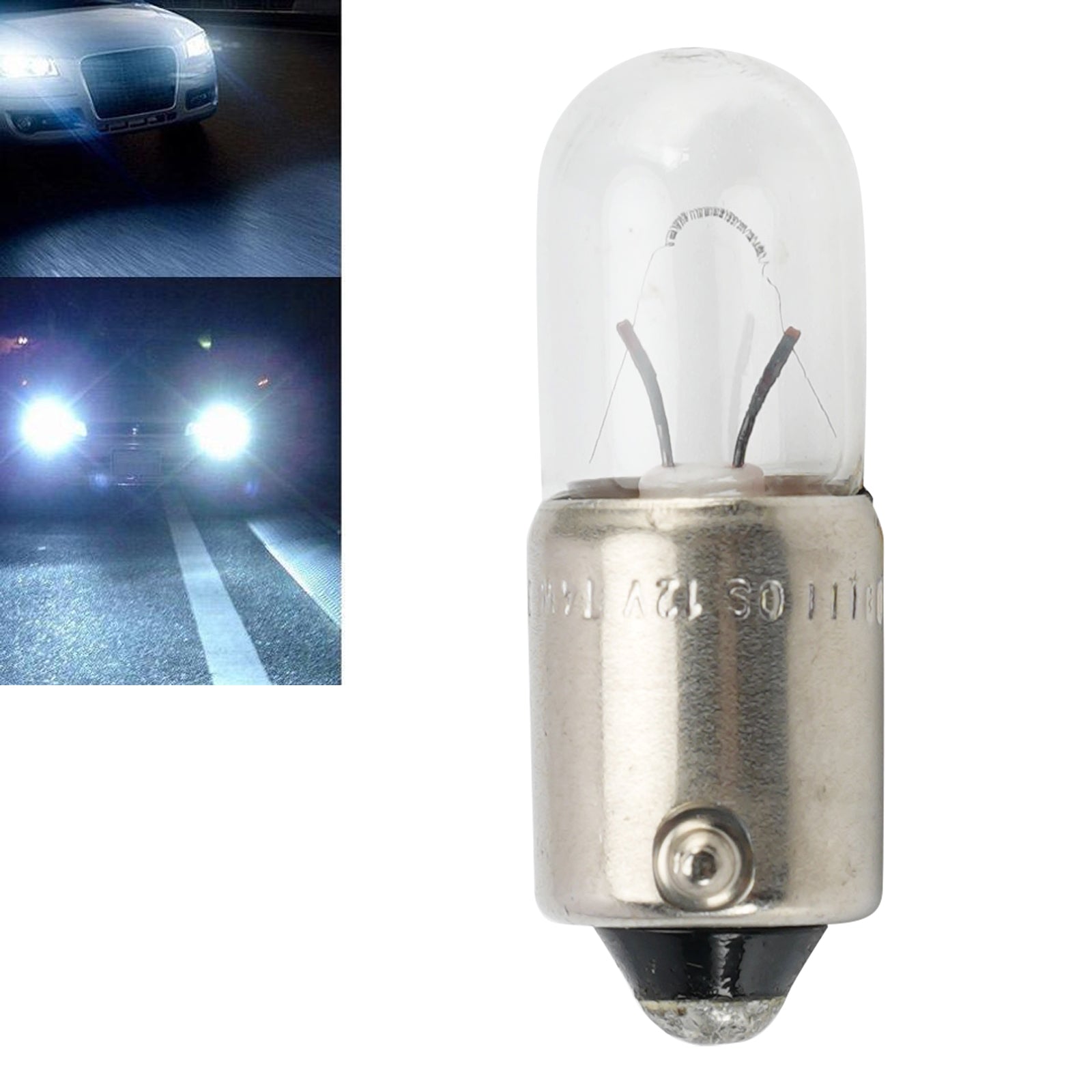 Car Light Halogen Auxiliary Bulb T4W 3893 YS3893G BA9S 12V 4W For OSRAM