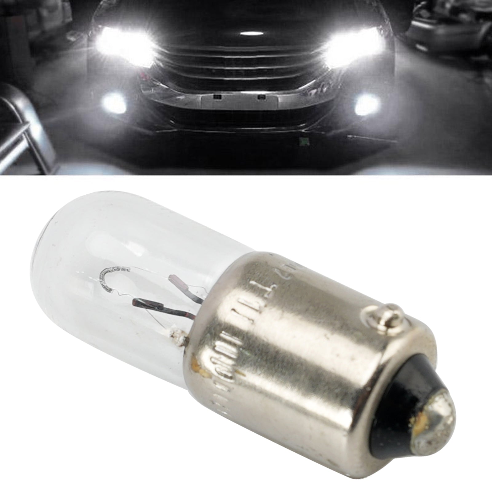 Car Light Halogen Auxiliary Bulb T4W 3893 YS3893G BA9S 12V 4W For OSRAM