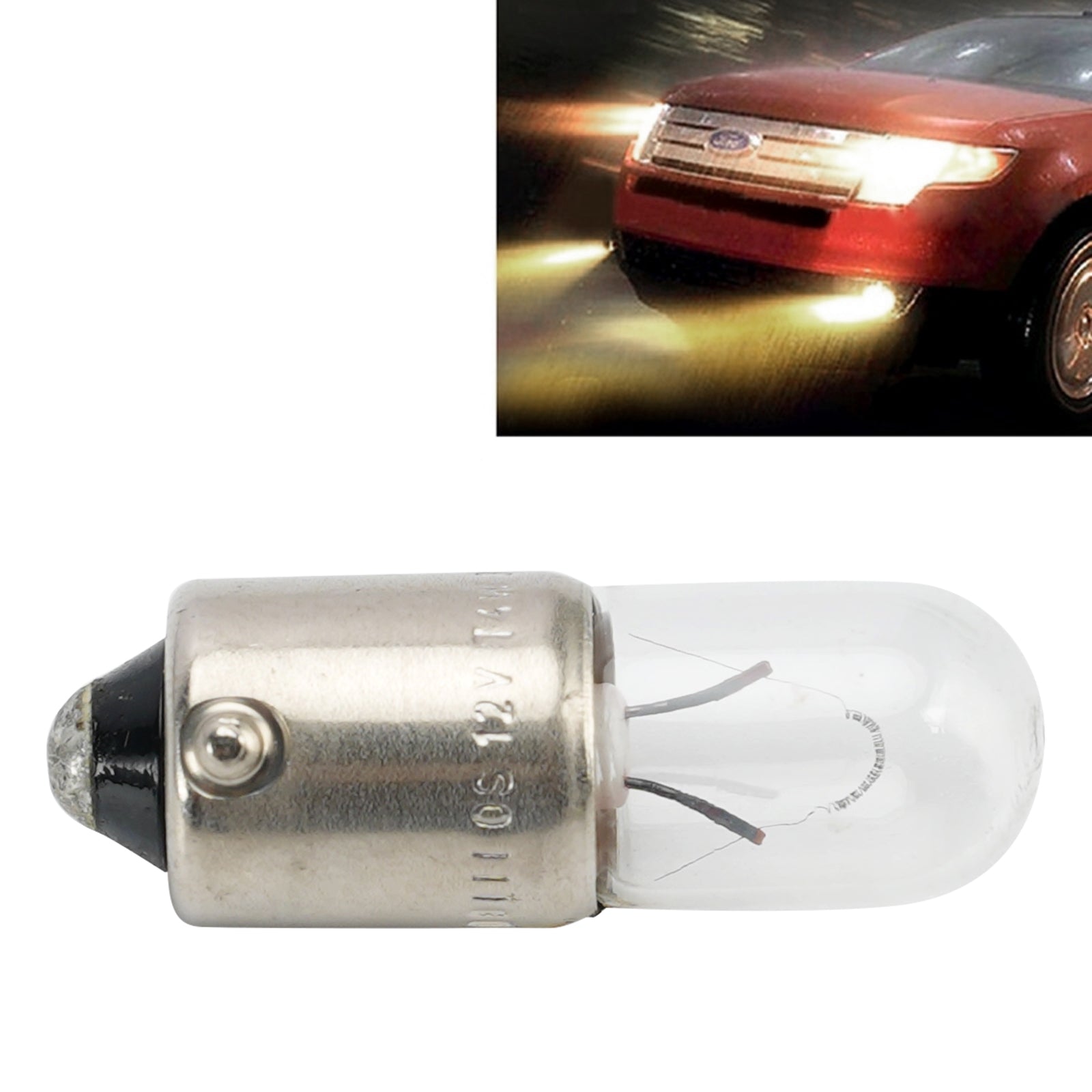 Car Light Halogen Auxiliary Bulb T4W 3893 YS3893G BA9S 12V 4W For OSRAM