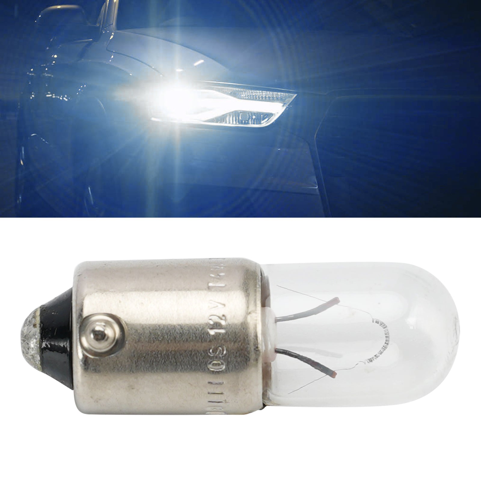 Car Light Halogen Auxiliary Bulb T4W 3893 YS3893G BA9S 12V 4W For OSRAM