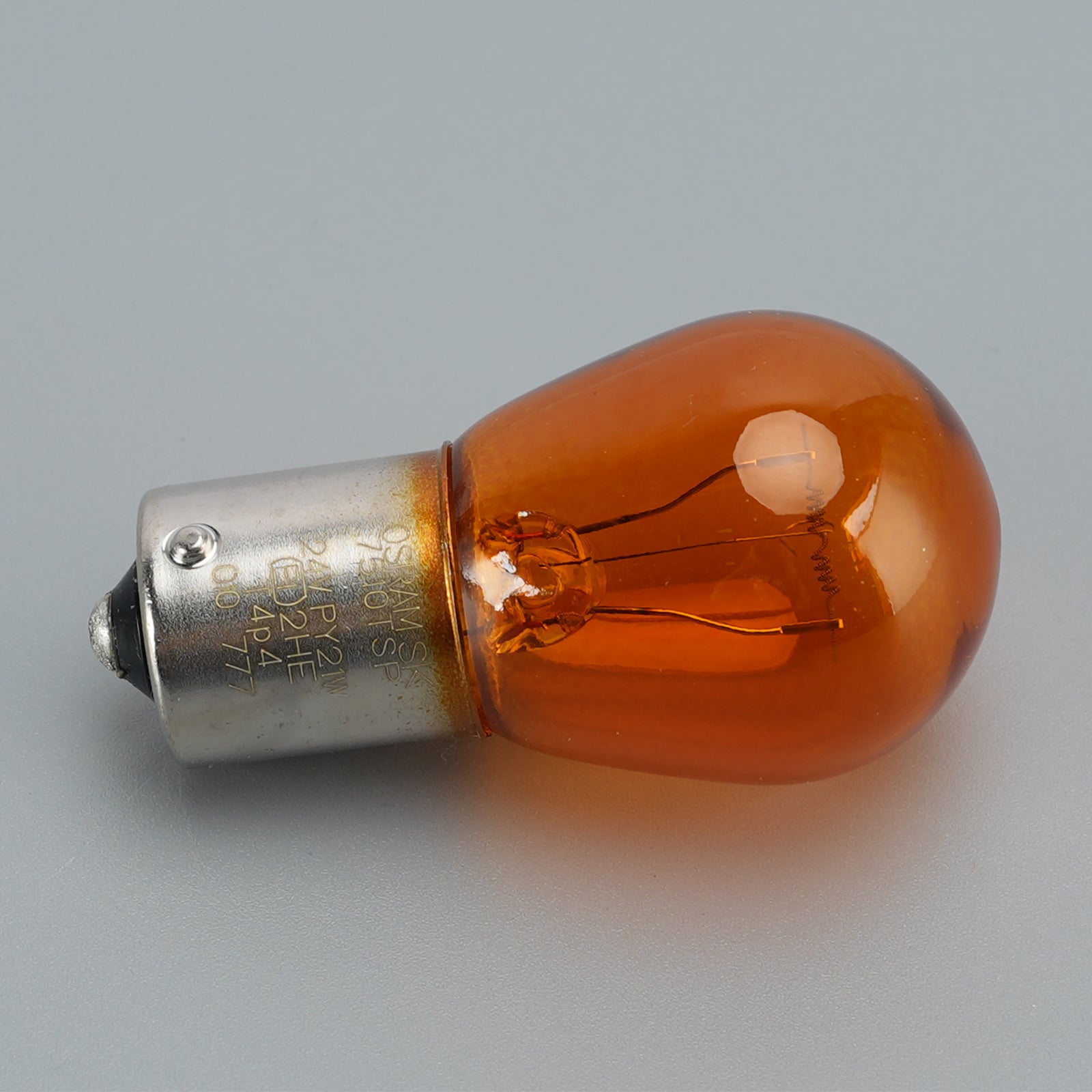 Car Light Halogen Amber Signal Bulb PY21W 7510TSP 24V 21W BAU15S For OSRAM