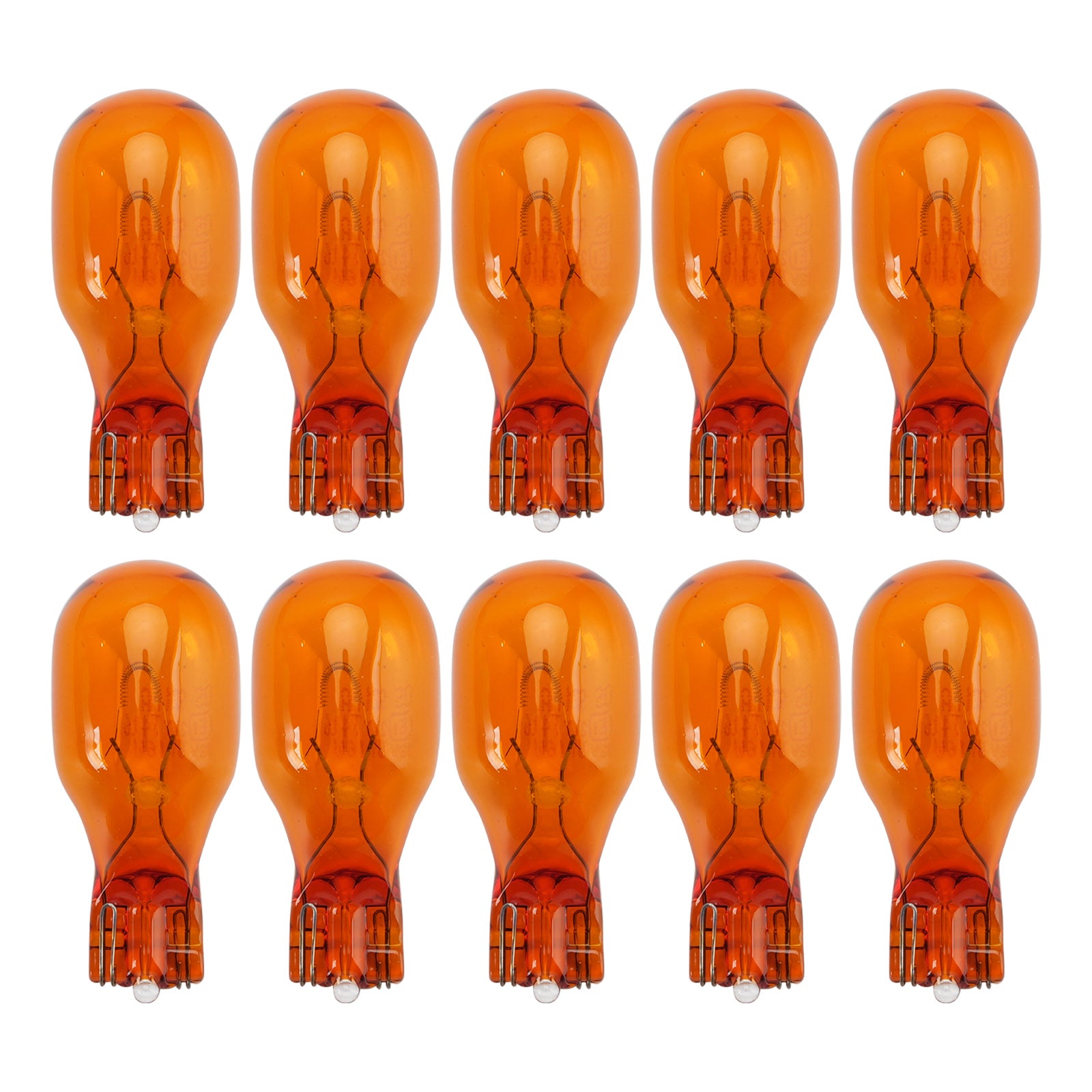 10Pcs Car Light Halogen Amber Signal Bulb WY16W 921NA 12V 16W For OSRAM
