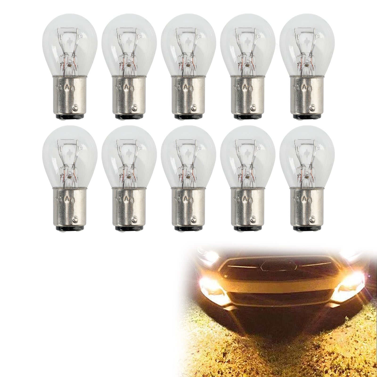 Car Light Halogen Auxiliary Bulb P21/5W 7240 YS7240 12V 21/5W BA15d For OSRAM