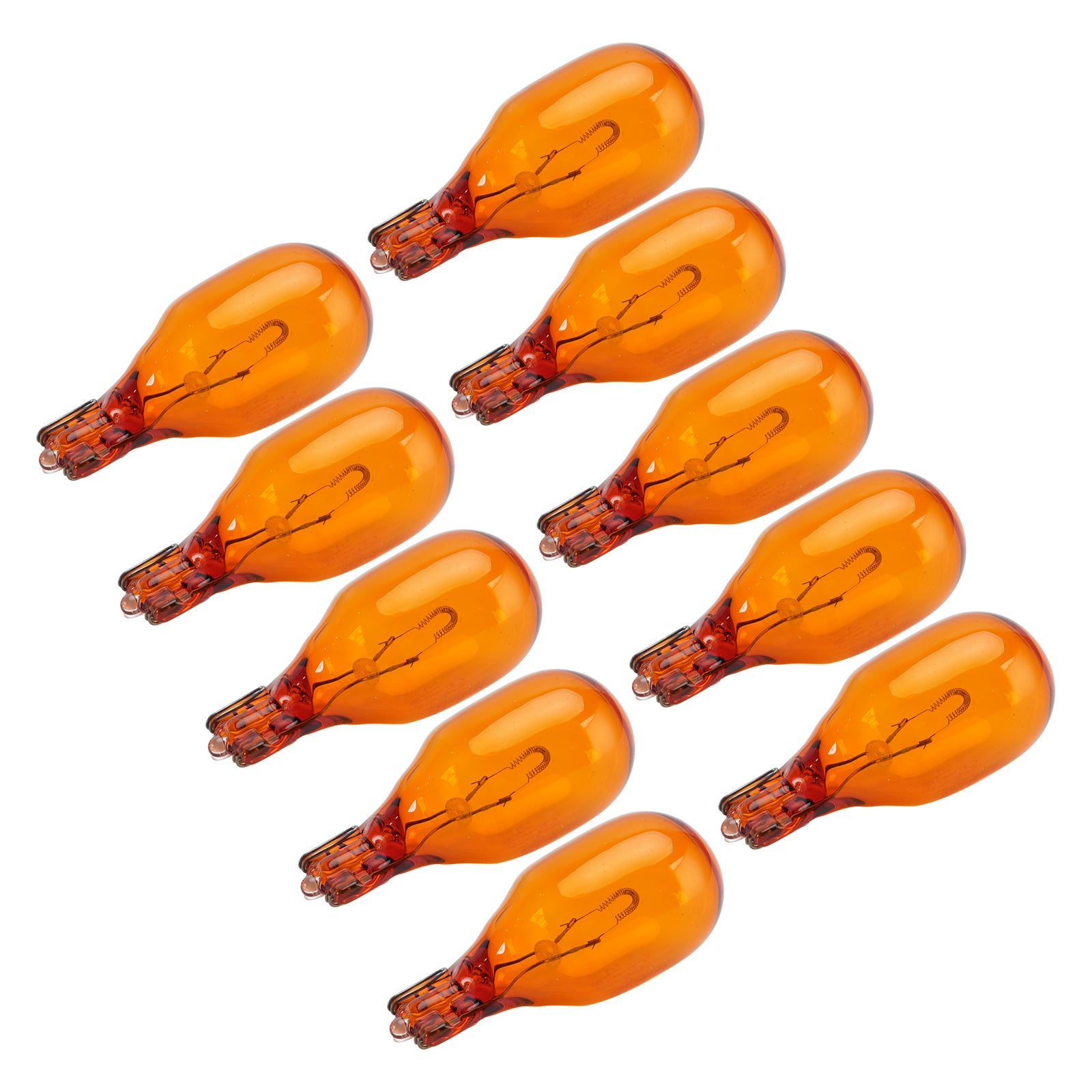 10Pcs Car Light Halogen Amber Signal Bulb WY16W 921NA 12V 16W For OSRAM