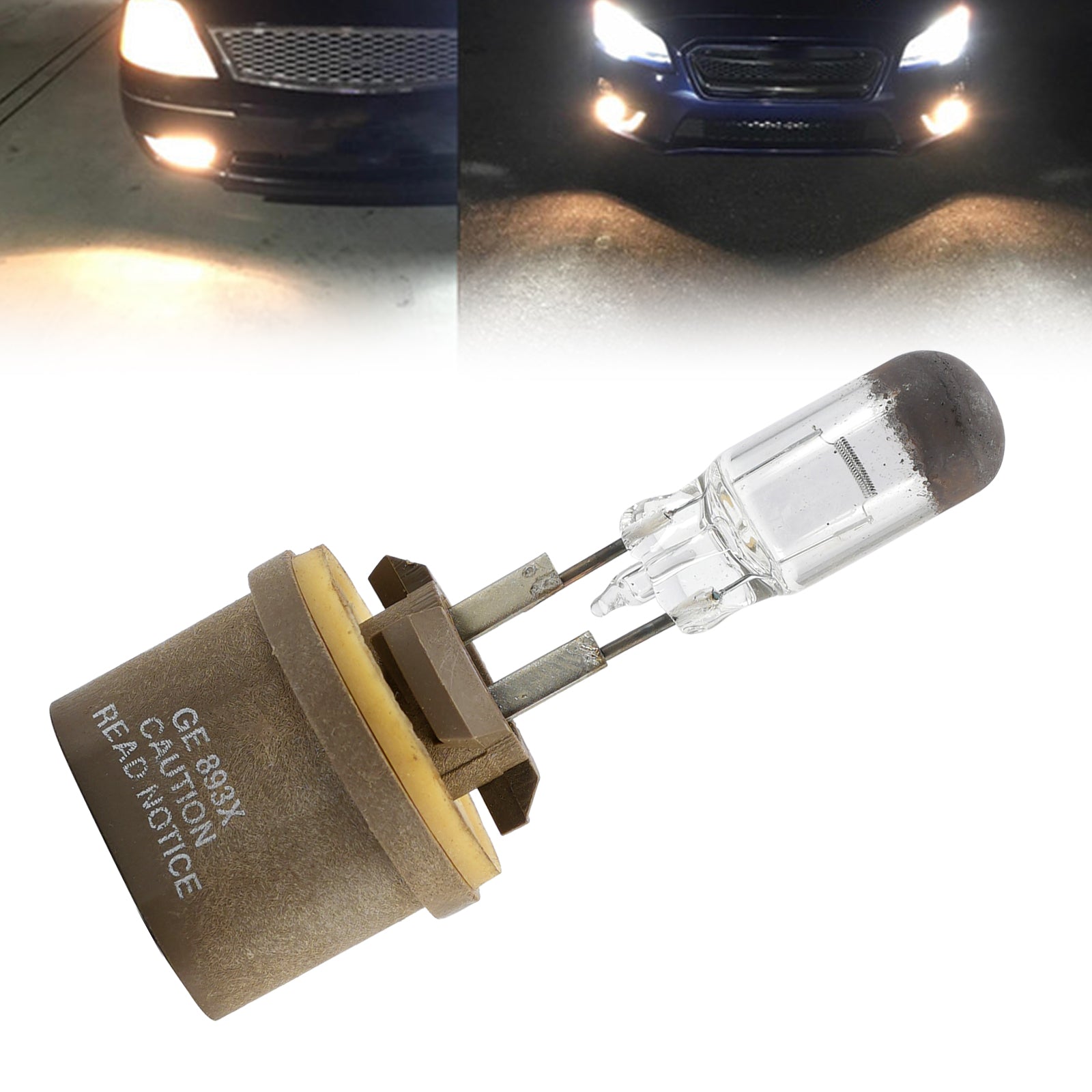 Car Light Standard Halogen Fog Bulb H27W/1 893X 12V 37W PGJ13 For GE