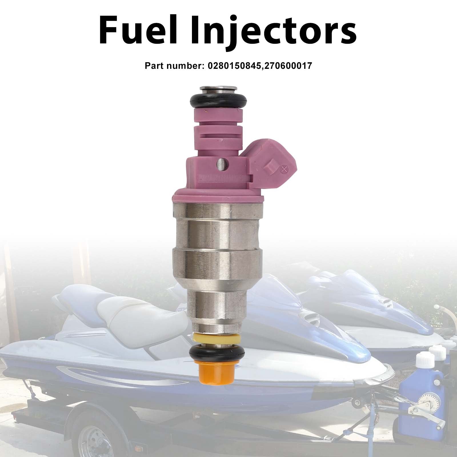 270600017 Fuel Injectors 0280150845 For Sea-doo 787 RFI 800 GTX GSX