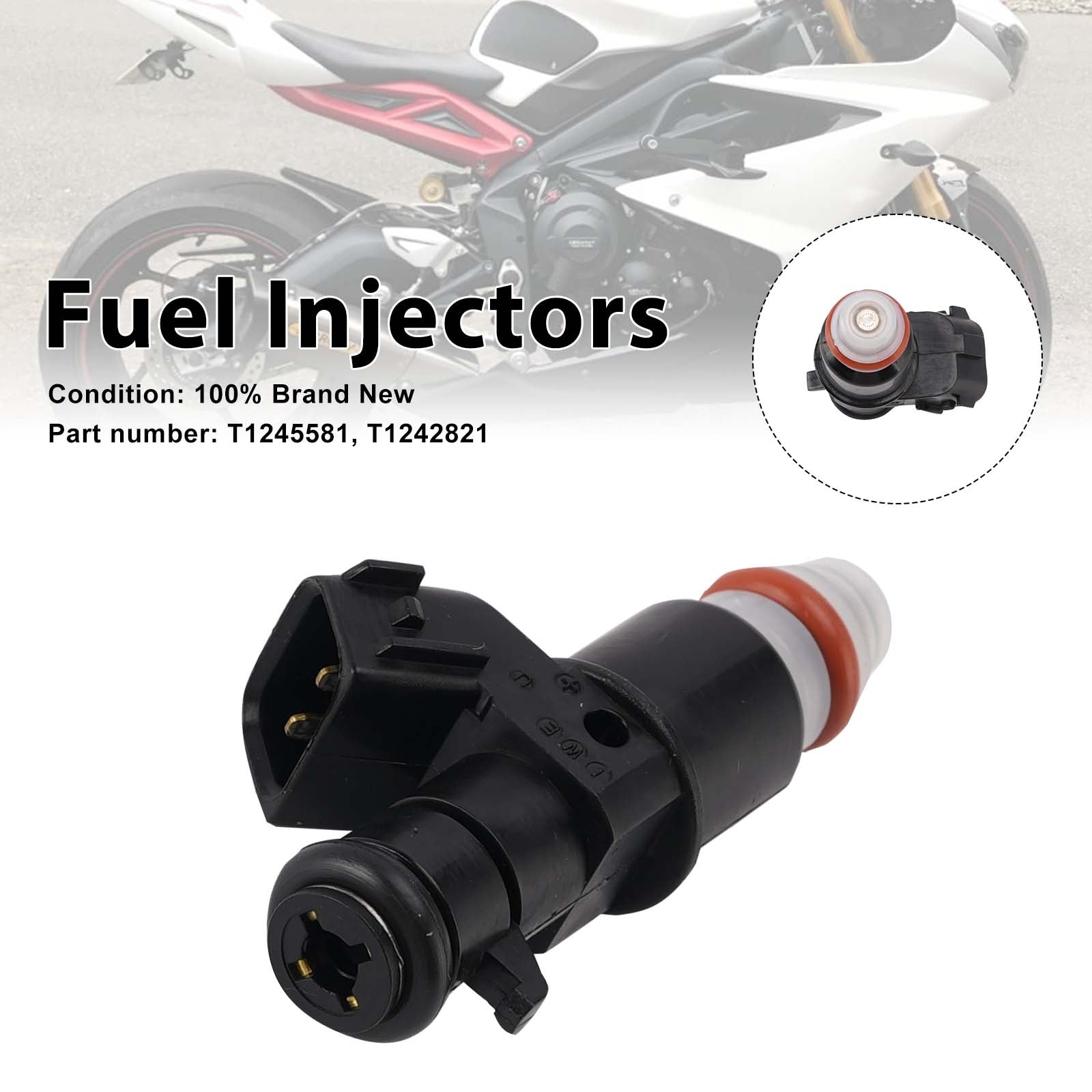 T1245581 Fuel Injectors T1242821 For Daytona 675R 675 R 2013-2017