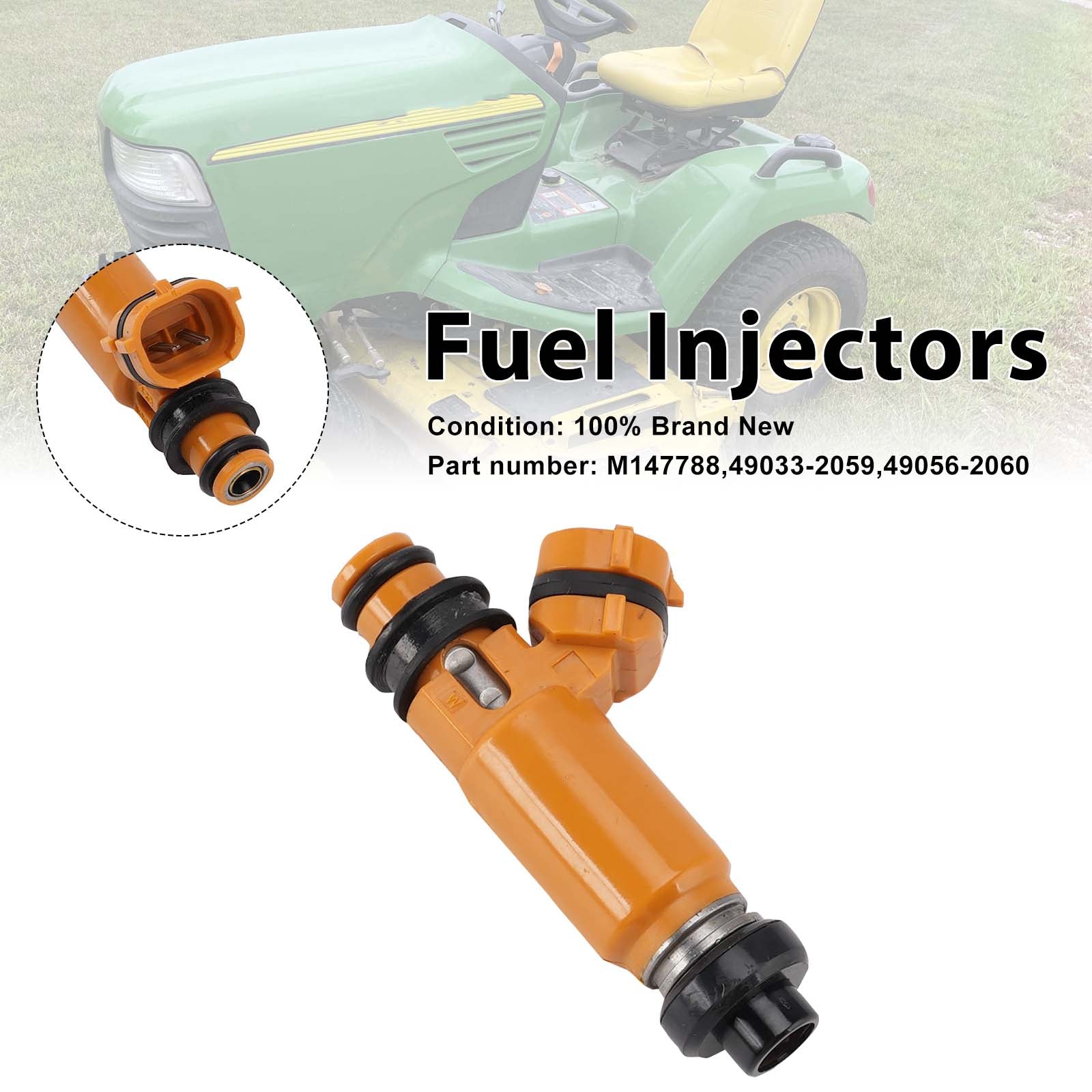 M147788 Fuel Injectors 49033-2059 49056-2060 For Kawasaki John Deere 797