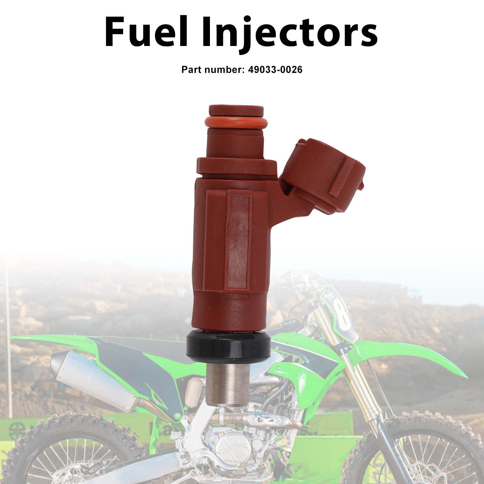 Fuel Injectors 49033-0026 For Kawasaki KX250F 2011-2014