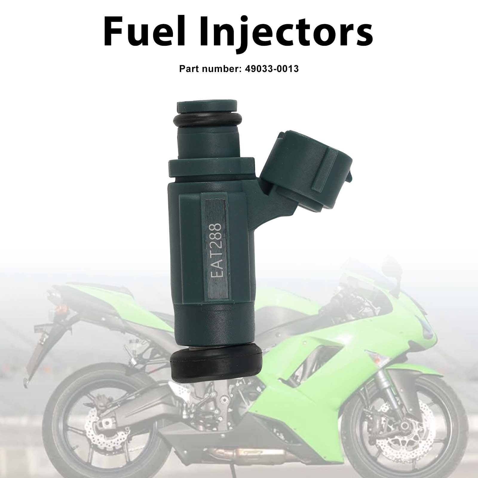 Fuel Injectors 49033-0013 For Kawasaki Ninja ZX600 ZX6R Z750 2007-2012
