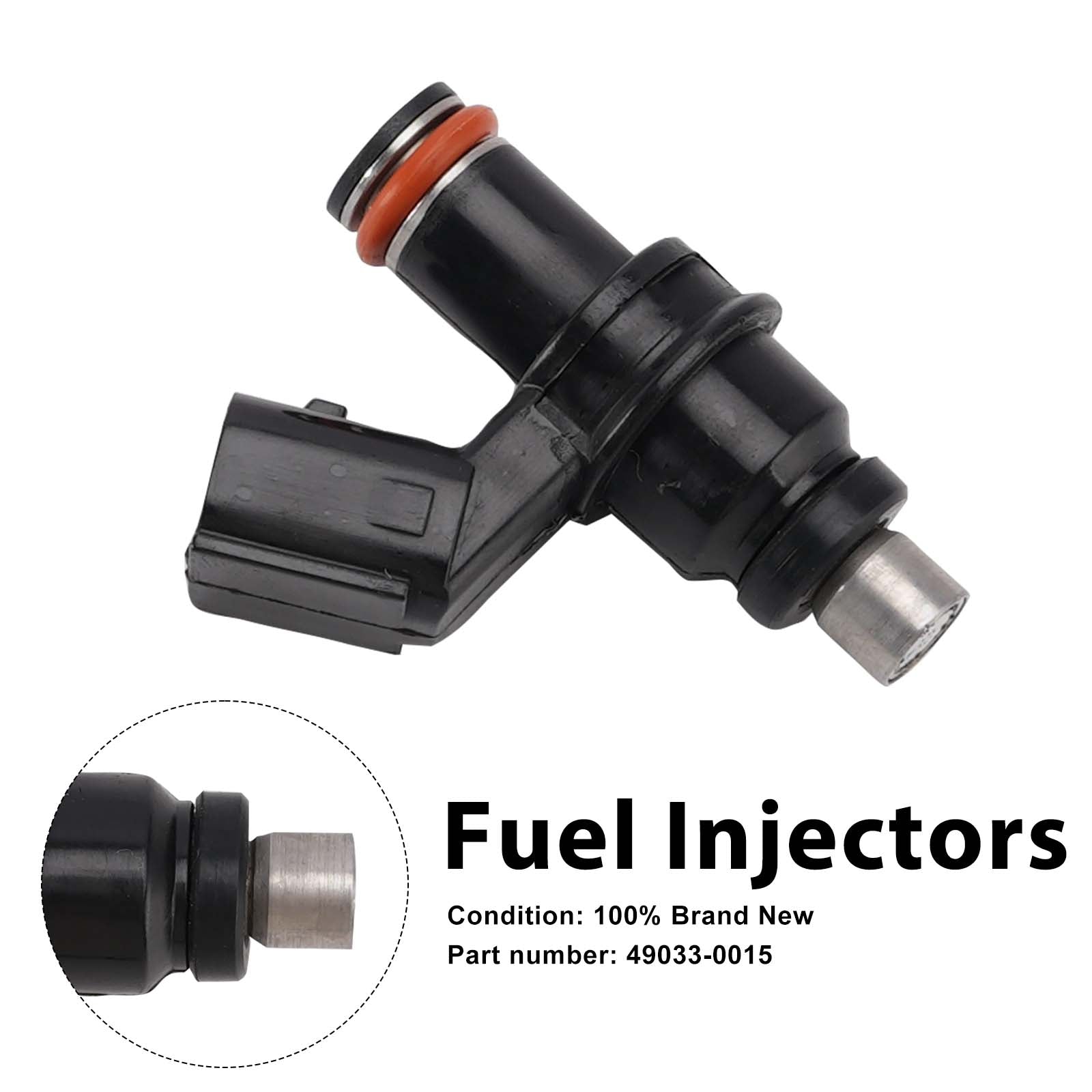 Fuel Injectors 49033-0015 For Kawasaki Ninja ZX6R ZX600R ZX600P 07-12