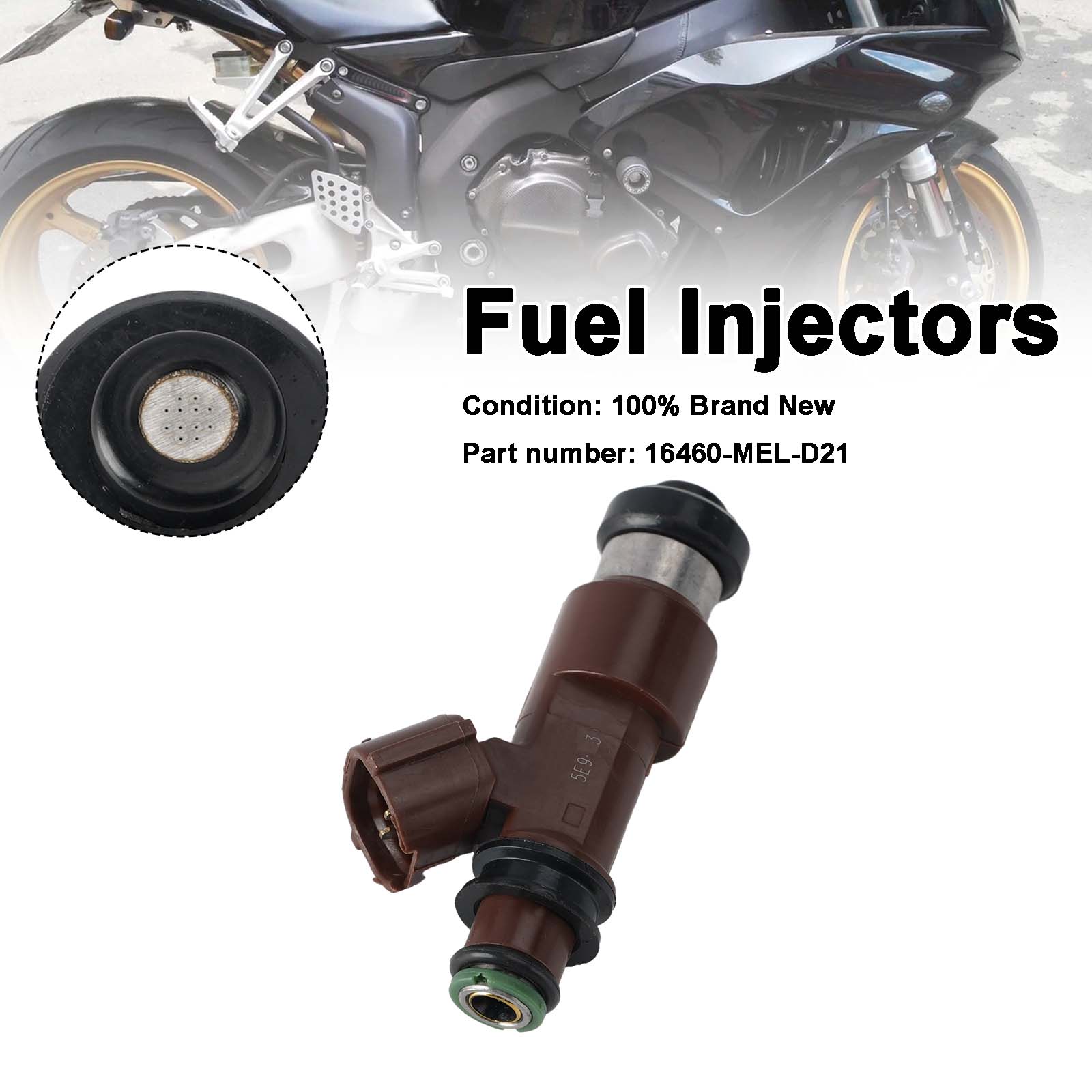 Fuel Injectors 16460-MEL-D21 For Honda CBR1000RR 2006-2007