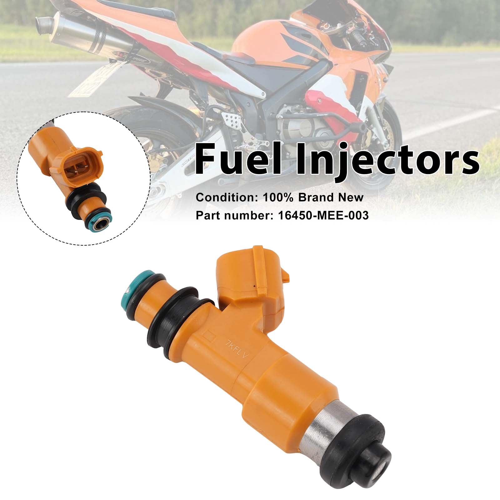 Fuel Injectors 16450-MEE-003 For Honda CBR600RR 2003-2004