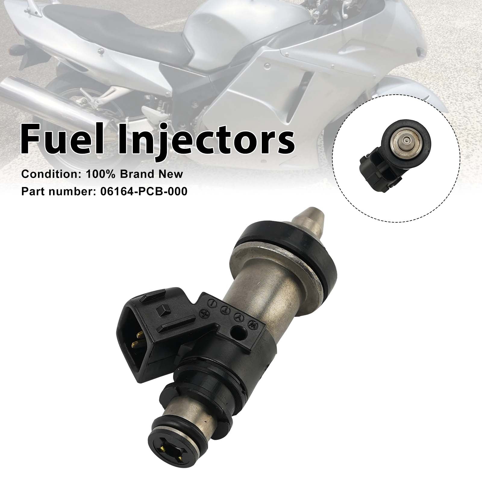 Fuel Injectors 06164-PCB-000 For Honda CBR1100XX 1999-2003