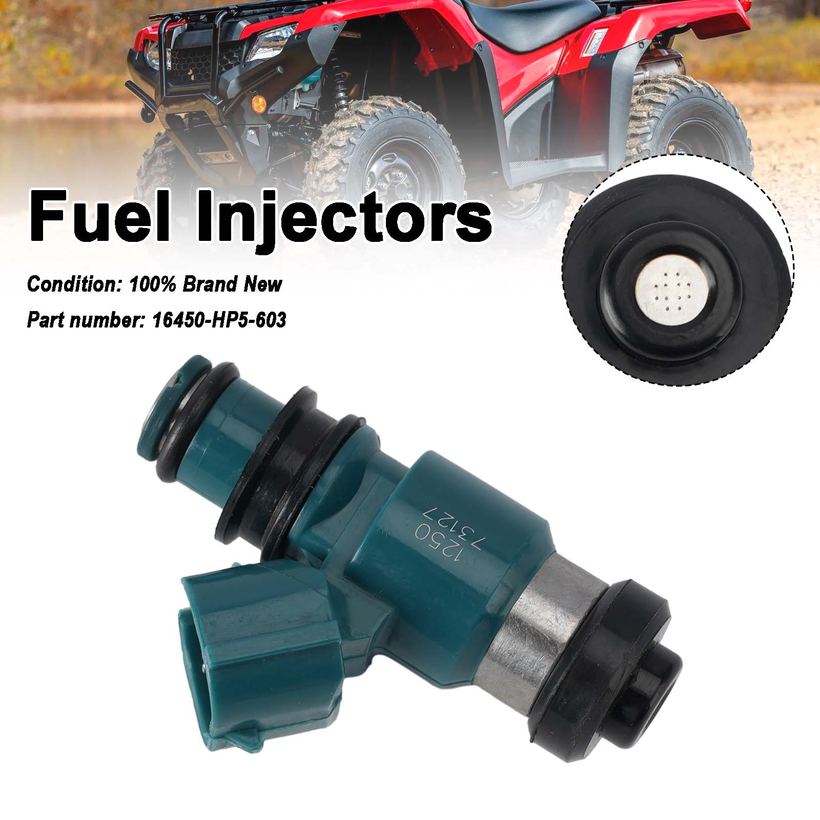 Fuel Injectors 16450-HP5-603 For Honda Foreman Rancher TRX500 TRX420 07-14