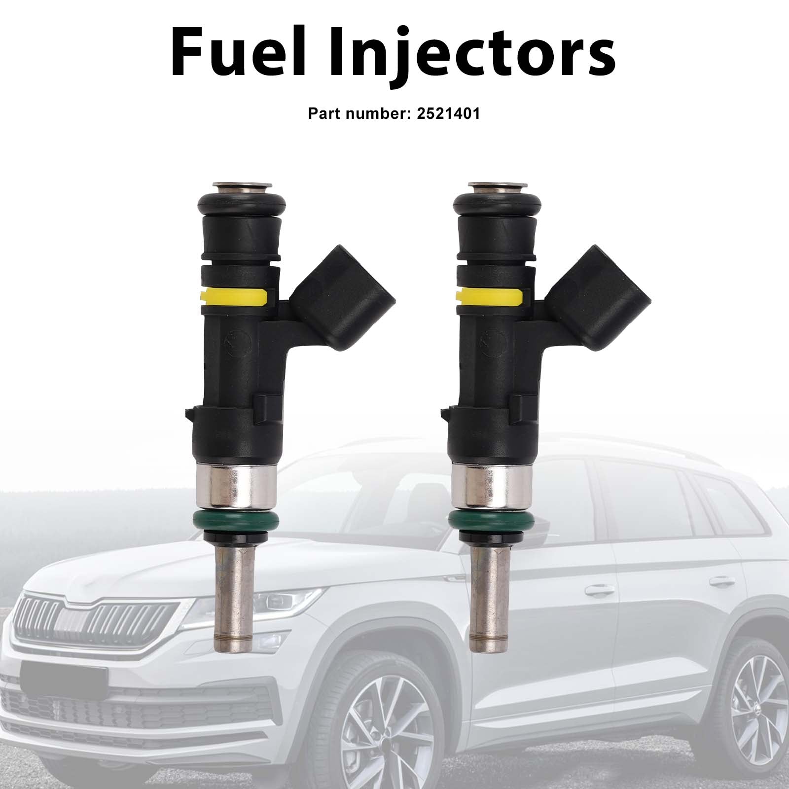 2PC 2521401 Fuel Injectors For Indian Scout 2015-2022