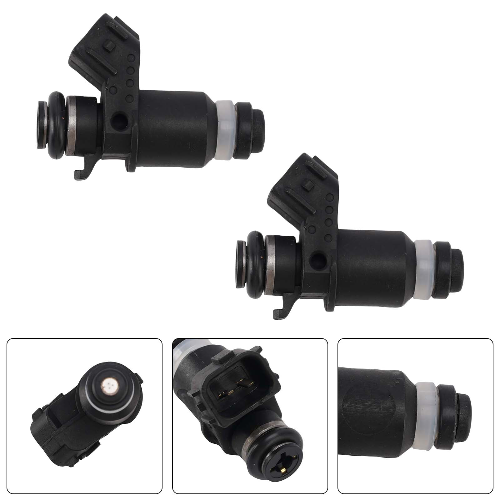 2PC Fuel Injectors 49033-0009 For Kawasaki ZX-6R ZX-6RR ZX636 05-06