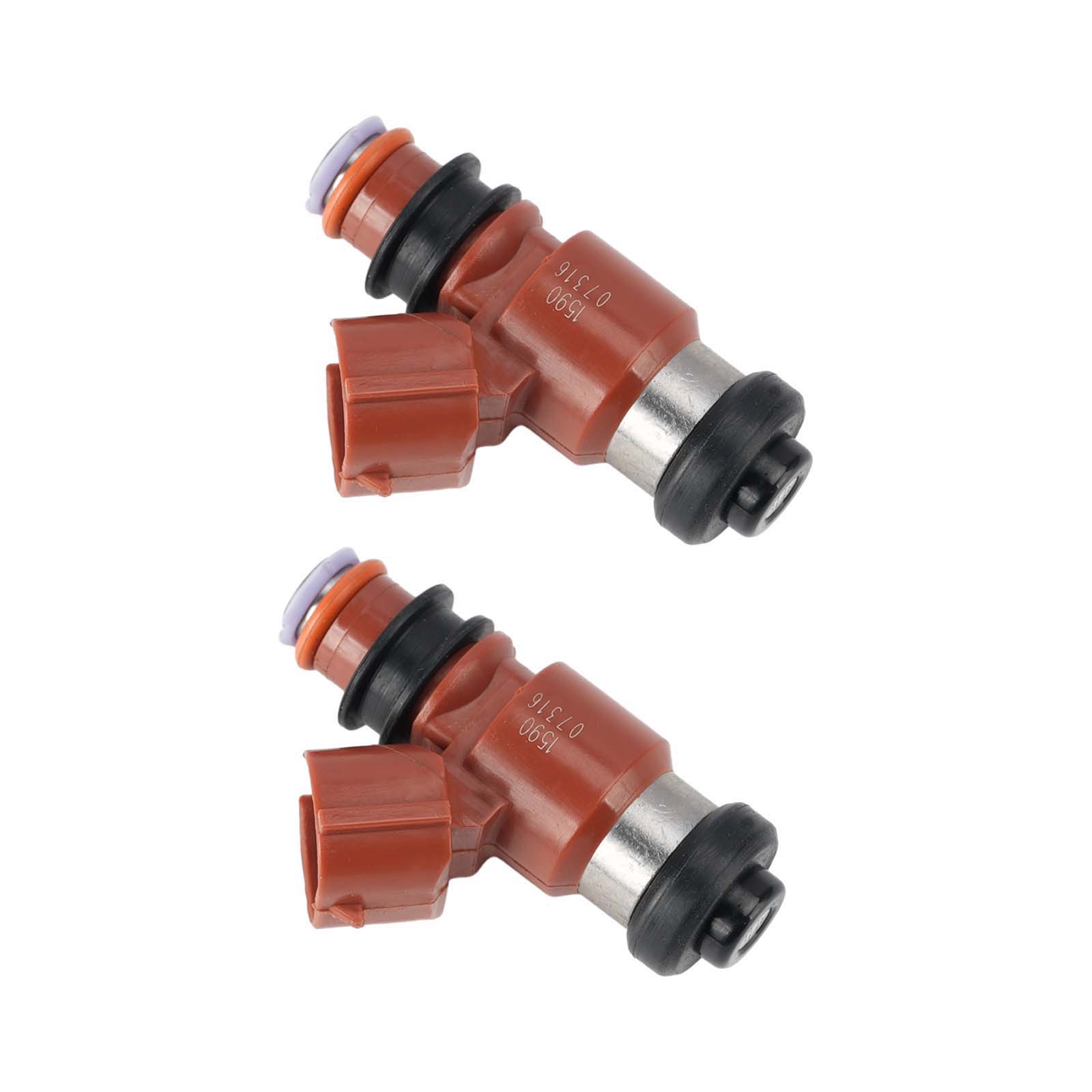 2PC Fuel Injectors 16450-MFR-671 For Honda VT1300 2010-2025